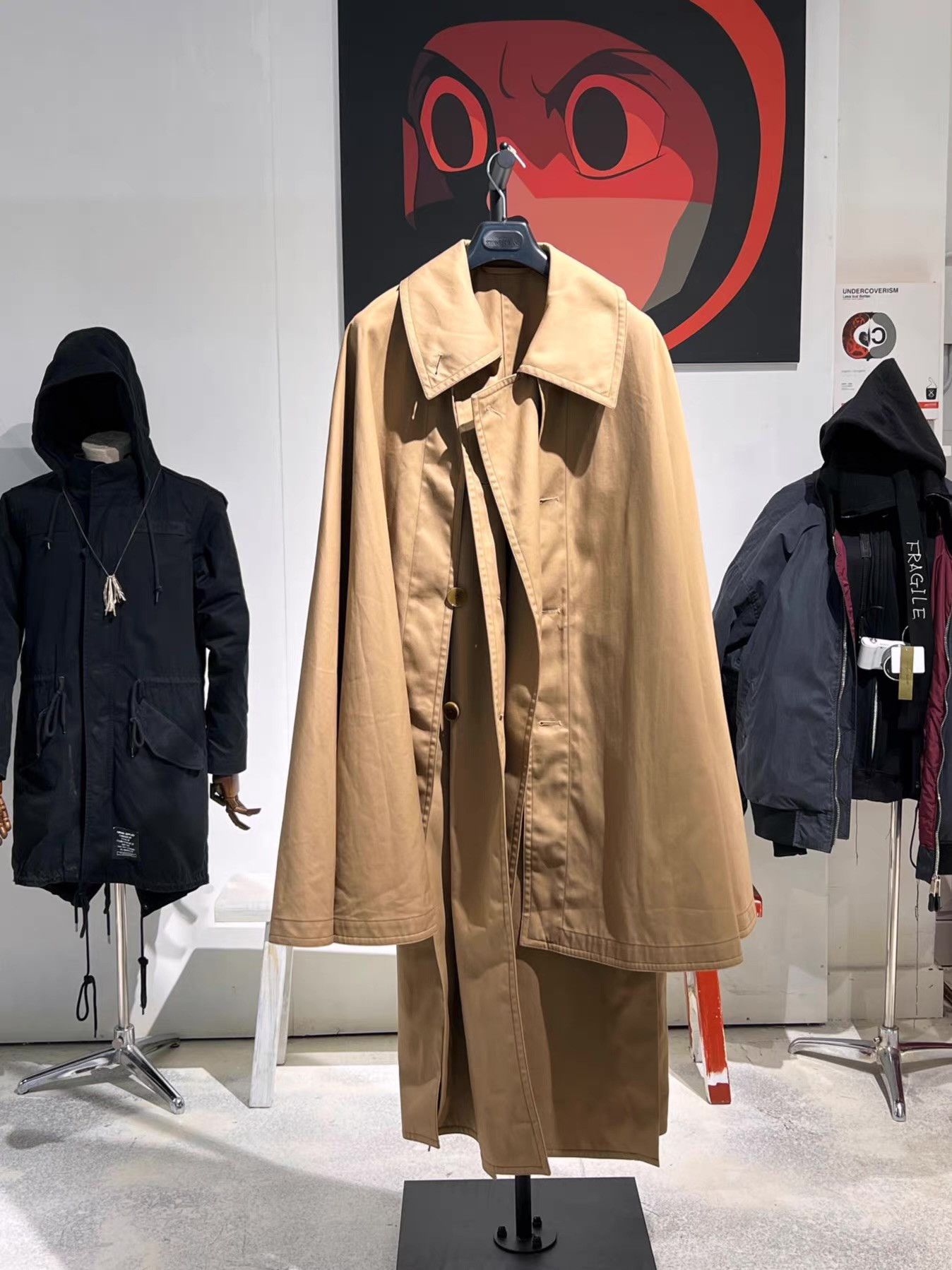 Lemaire Lemaire 19AW Runway Trench Cape Q13 Size US M / EU 48-50 / 2 - 1 Thumbnail