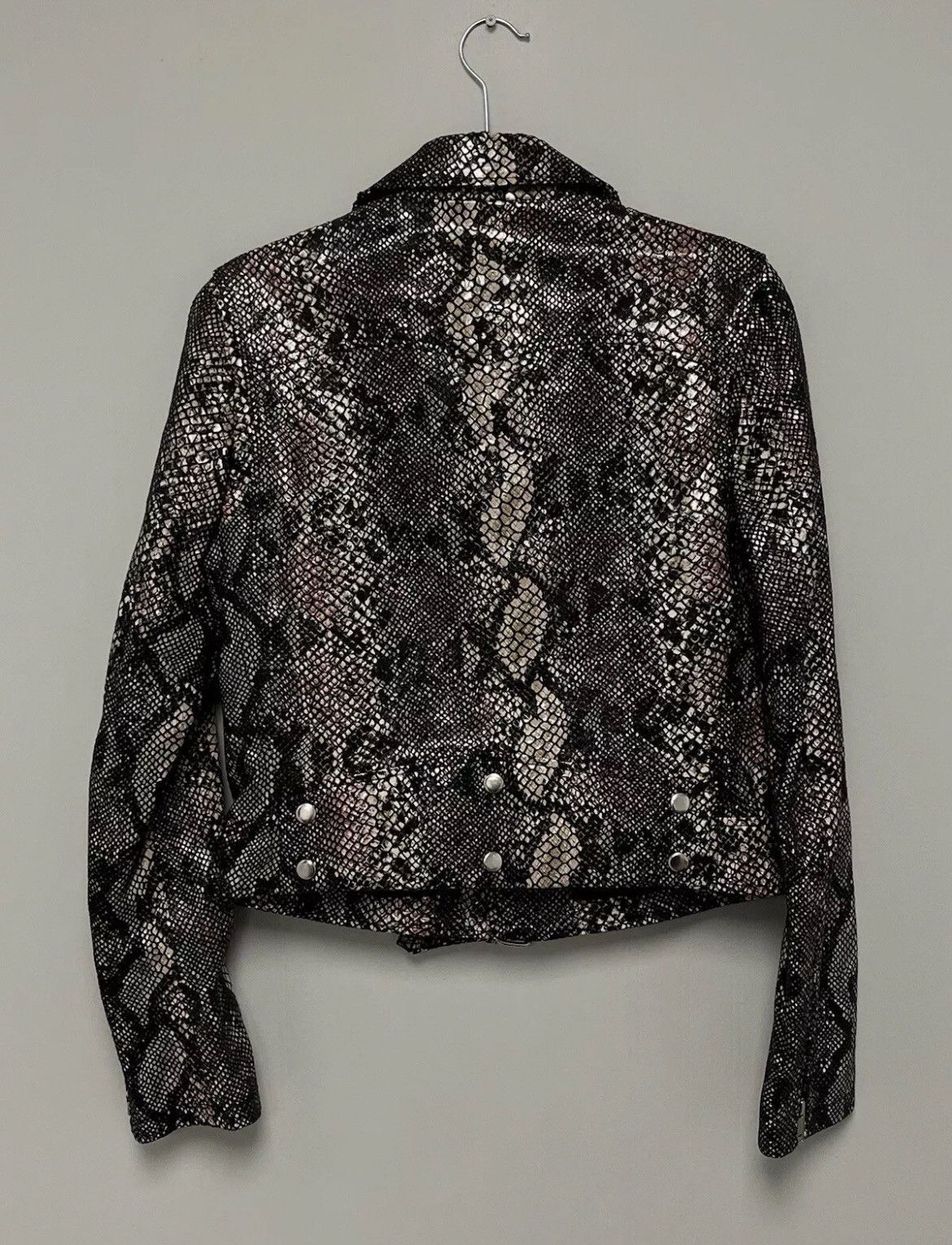 Blk Dnm Snakeskin jacket. Small Size S / US 4 / IT 40 - 6 Thumbnail