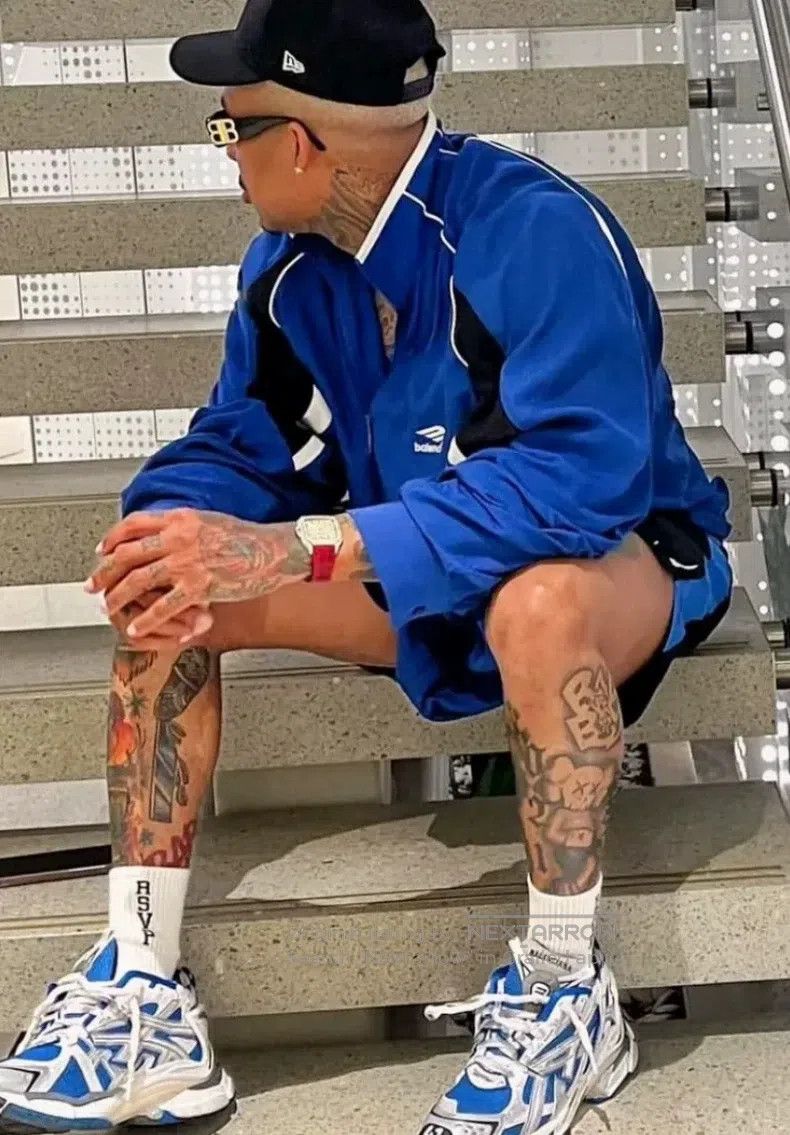 Balenciaga Balenciaga Blue Windbreaker Jacket Size US M / EU 48-50 / 2 - 4 Thumbnail