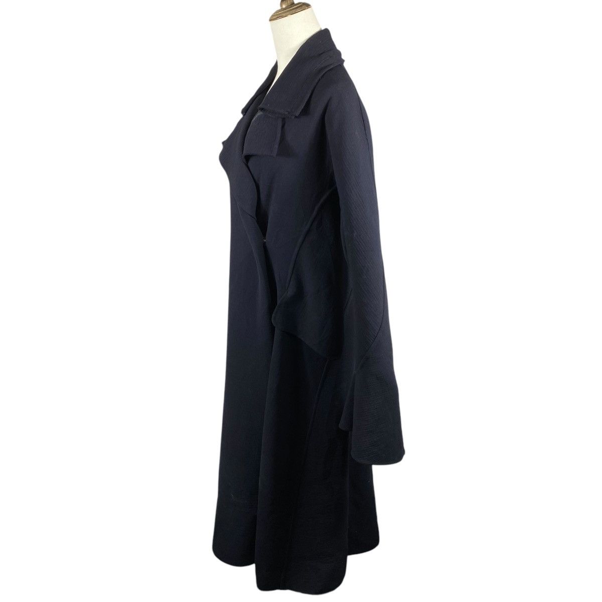 Yohji Yamamoto Vintage Yohji Yamamoto Femme Sculptural Wool Long Coat Size S / US 4 / IT 40 - 5 Thumbnail