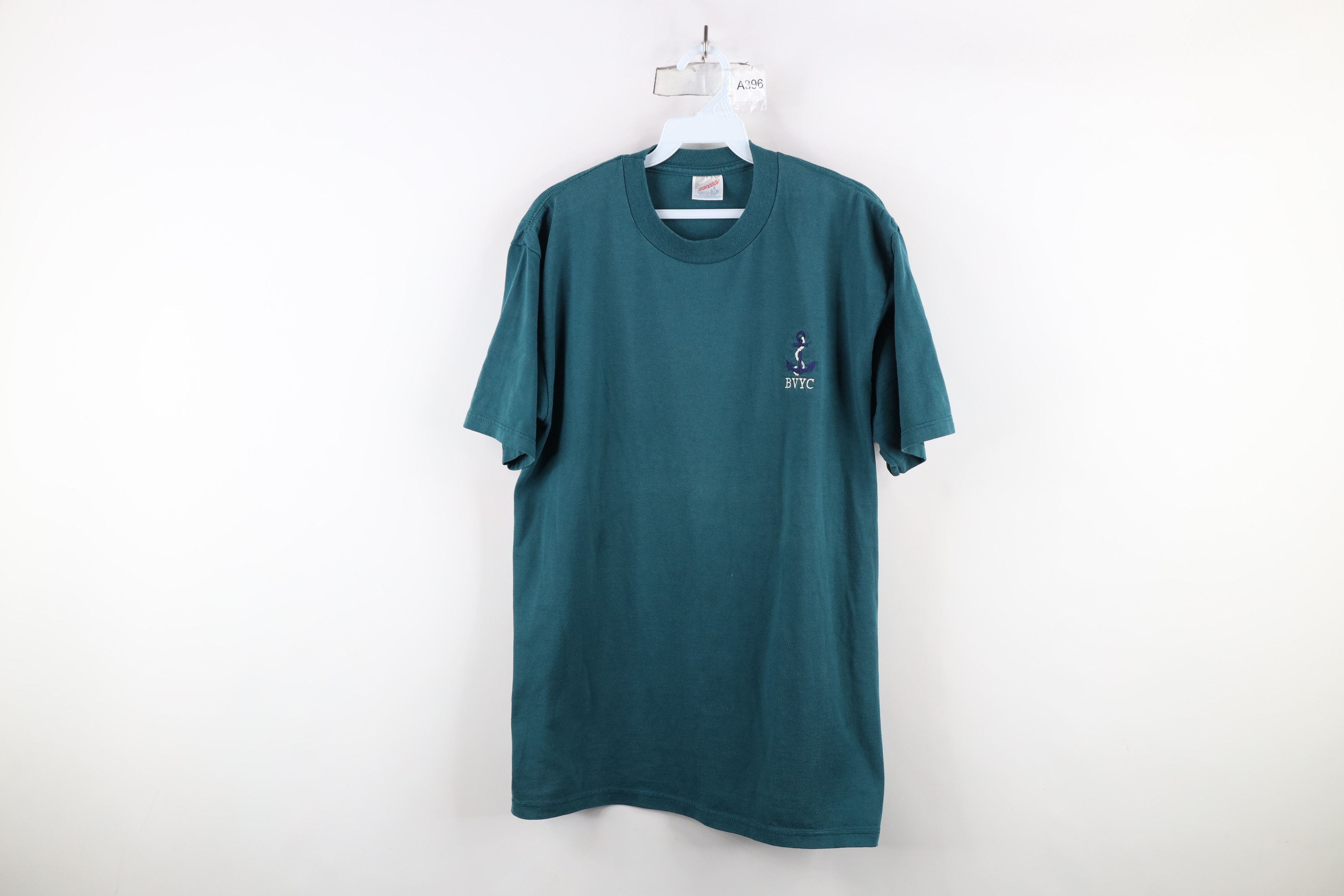 Vintage Vintage 90s Bay View Yacht Club Toledo Anchor T-Shirt USA Size US L / EU 52-54 / 3 - 1 Thumbnail