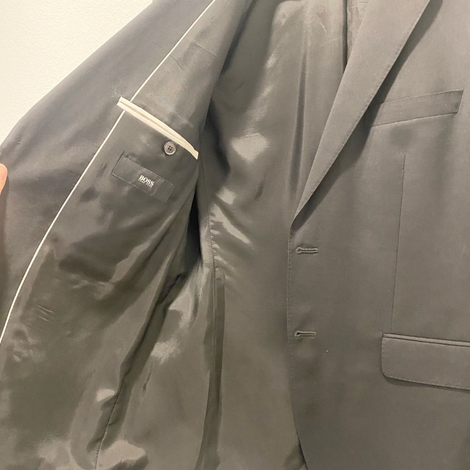 Hugo Boss Hugo Boss Men's Super 120 Virgin Wool Suit Jacket - 38S Size 38S - 8 Thumbnail