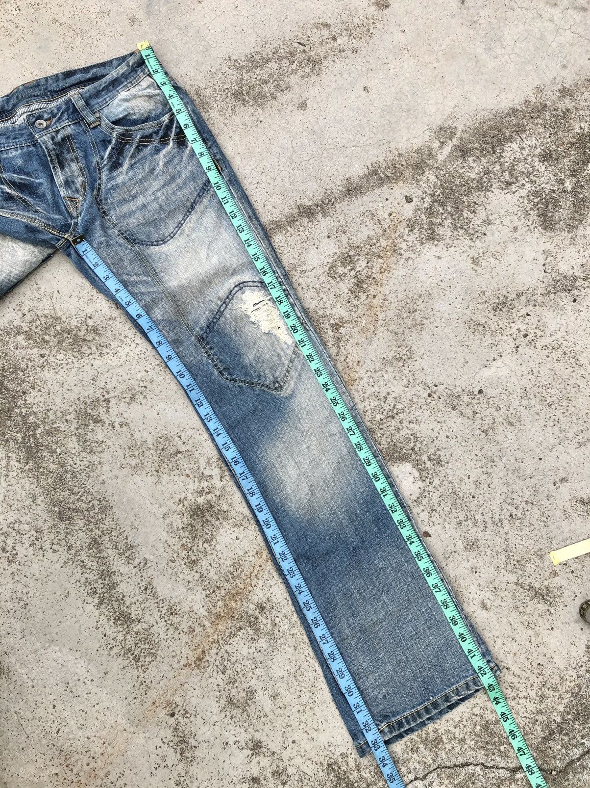 HIDEAWAYS × Nicole Club FLARED⚡️⚡️NICOLE HIDEAWAYS WASHED BLUE DENIM Size US 32 / EU 48 - 9 Thumbnail