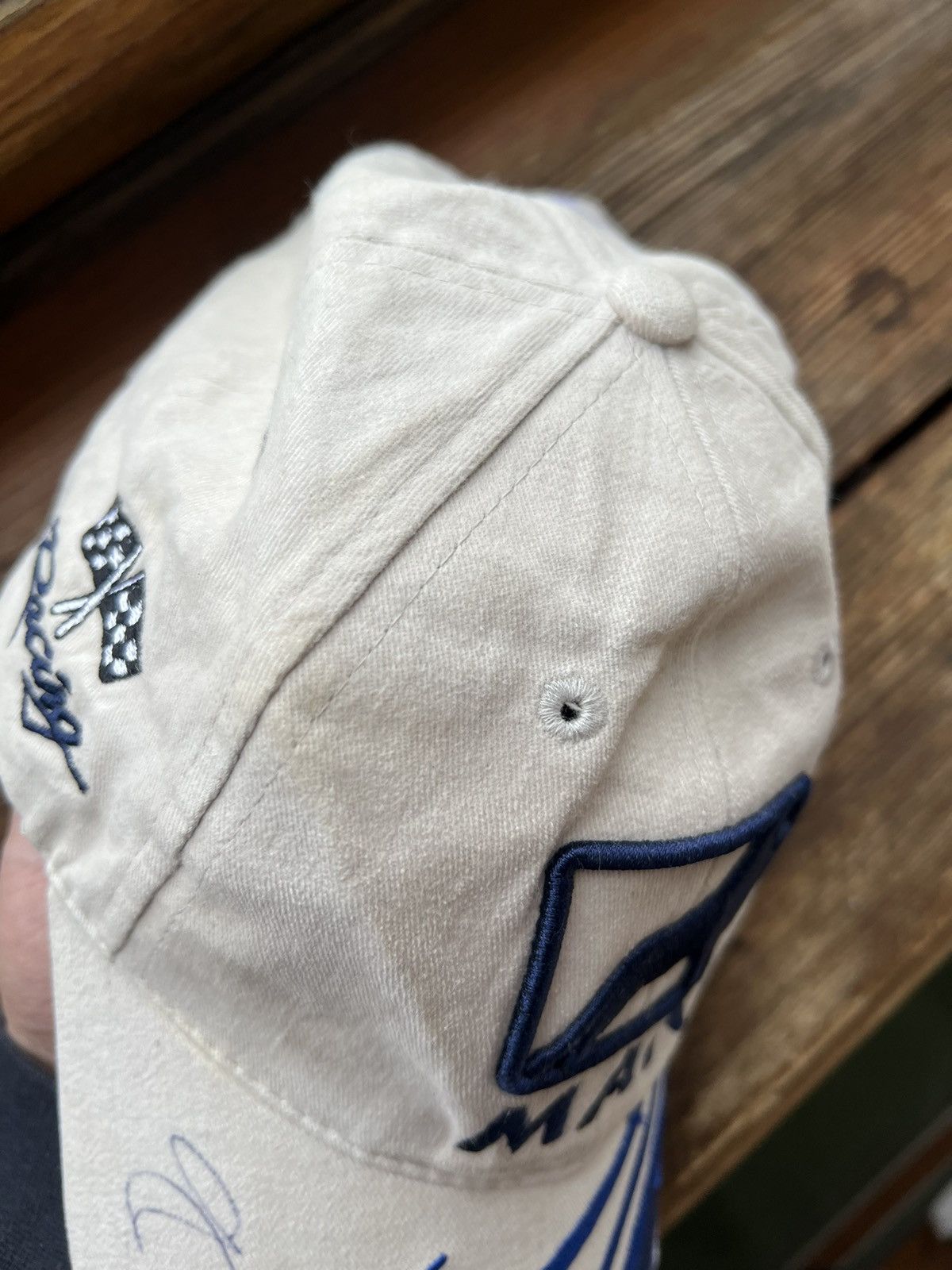 Vintage Vintage Trucker Hat Y2K Man Racing Cap Size ONE SIZE - 16 Thumbnail