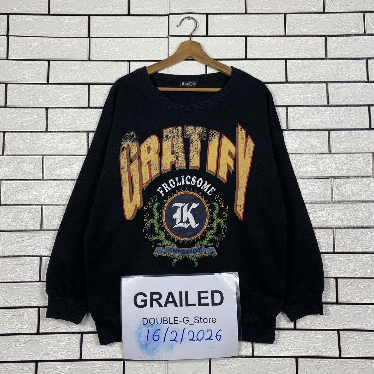 Japanese Brand Libr Abo Vintage Sweatshirt Big Logo Size US M / EU 48-50 / 2 - 1 Thumbnail