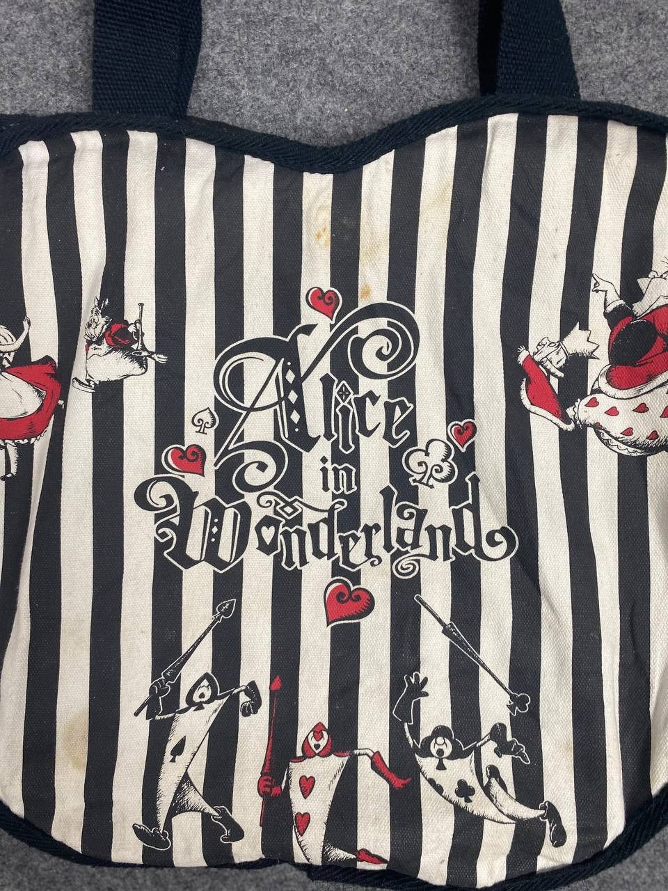 Disney × Japanese Brand disney alice in wonderlands tote bag nice design Size ONE SIZE - 5 Thumbnail