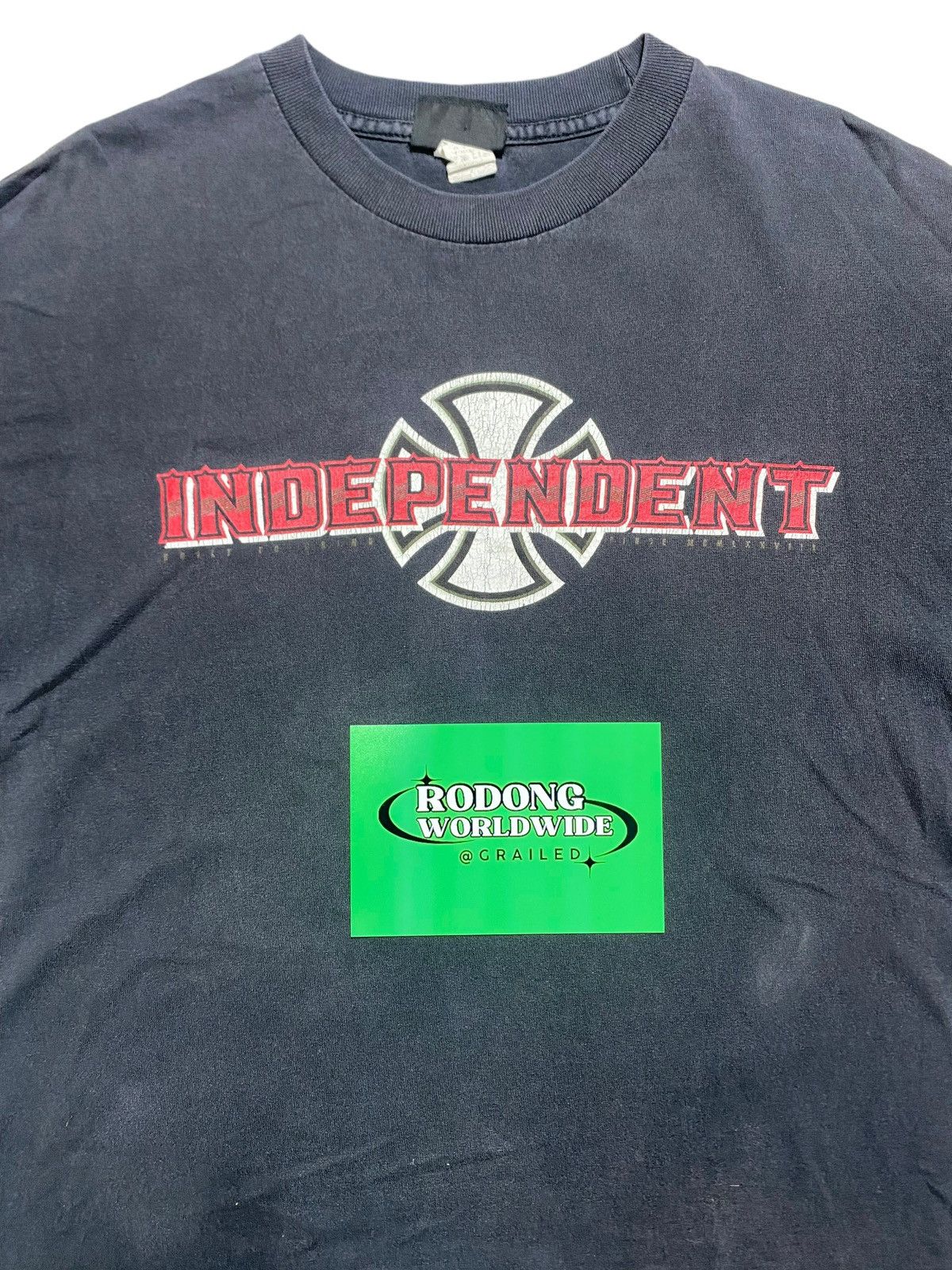 Other VINTAGE INDEPENDENT NHS TAG SPELLOUT LOGO TEE Size US L / EU 52-54 / 3 - 2 Thumbnail