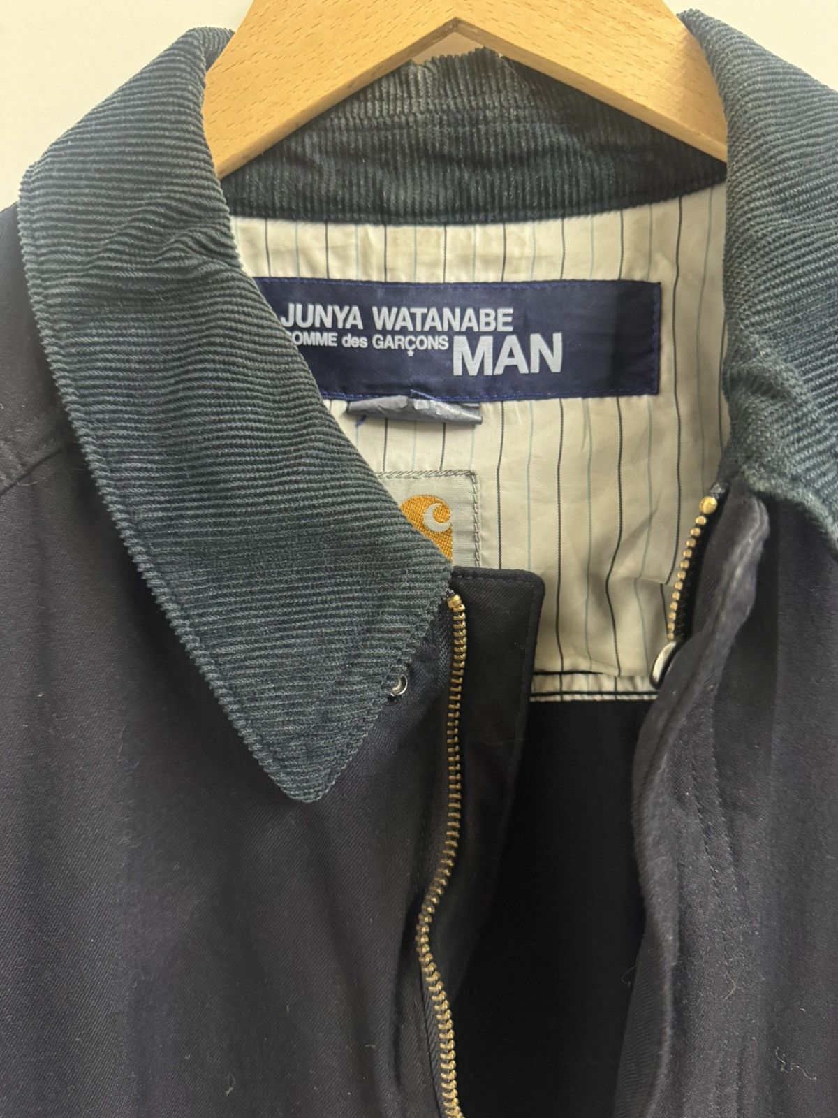 Carhartt × Junya Watanabe Junya Watanabe x Carhartt Jacket – Navy / Corduroy Collar Size US S / EU 44-46 / 1 - 3 Thumbnail