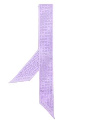 Givenchy o1loc1c0824 Size: OS / Monogram Silk Tie in Blue Size ONE SIZE - 1 Preview