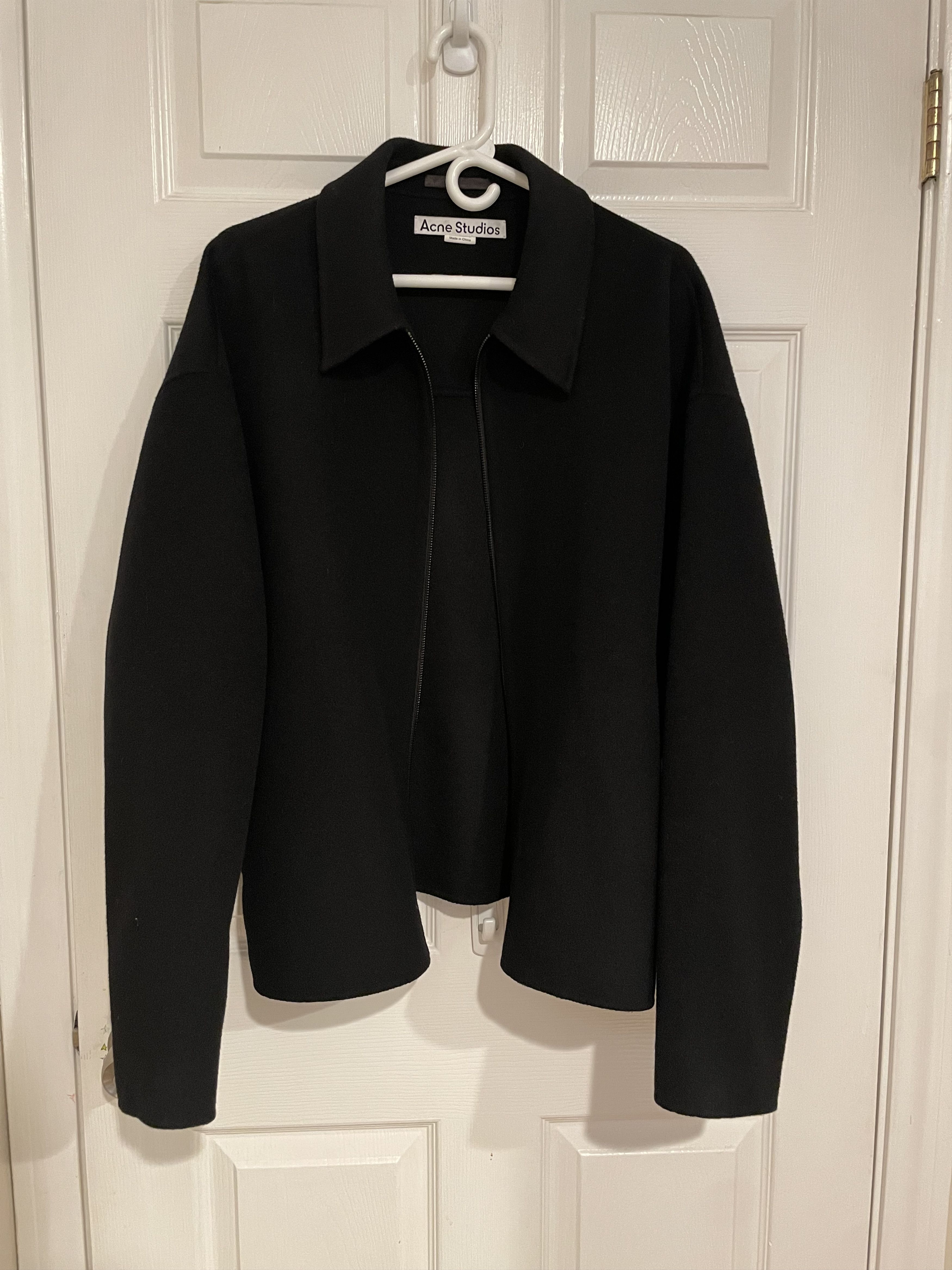 acne studios wool zipper jacket - Beige - Size 46 | eBay