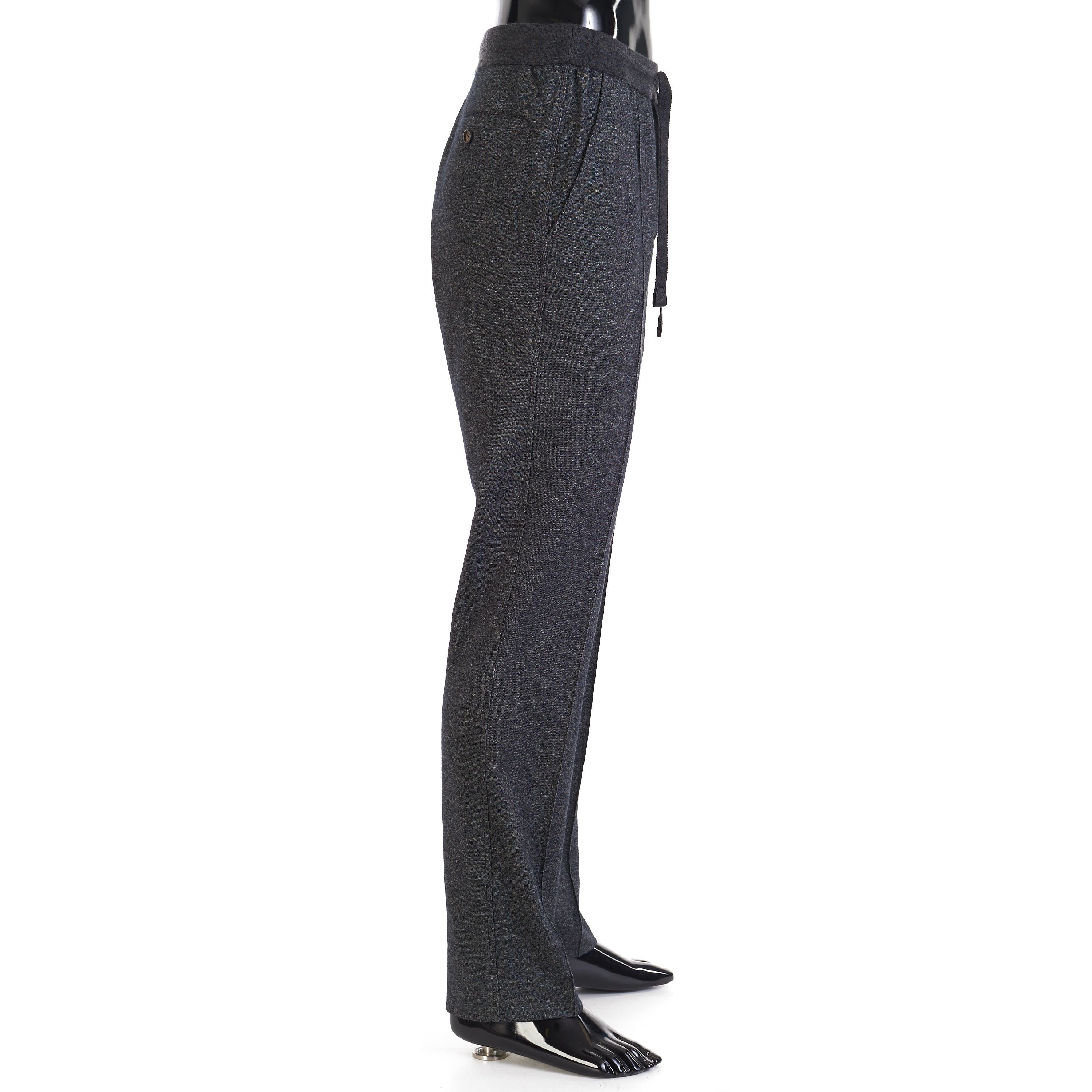 Brioni Gray Trousers - Cashmere Blend Flannel, Drawstring Size US 28 / EU 44 - 7 Thumbnail
