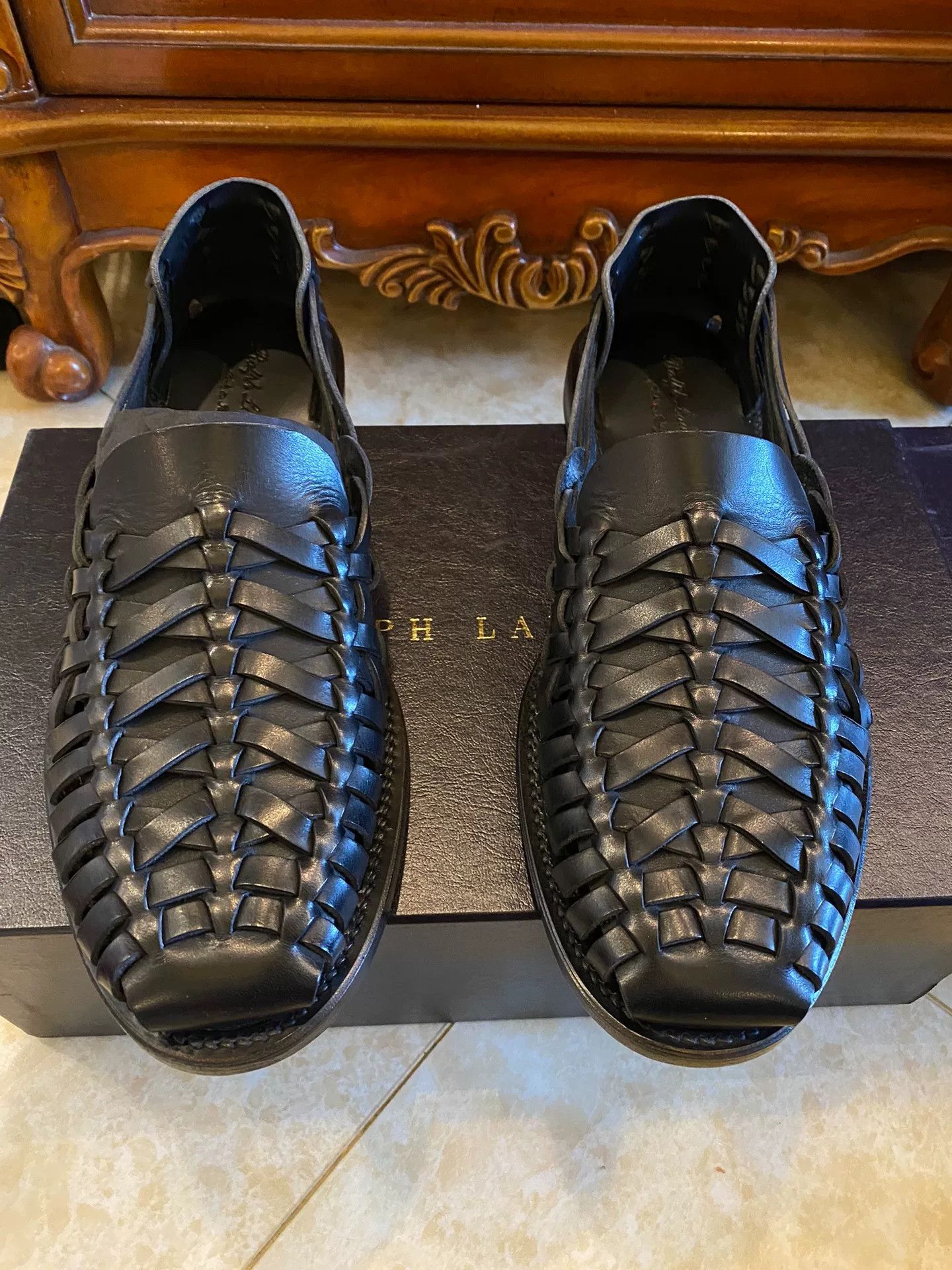 Ralph Lauren Purple Label Ralph Lauren Purple Label Roman Sandals Size US 7 / EU 40 - 1 Thumbnail