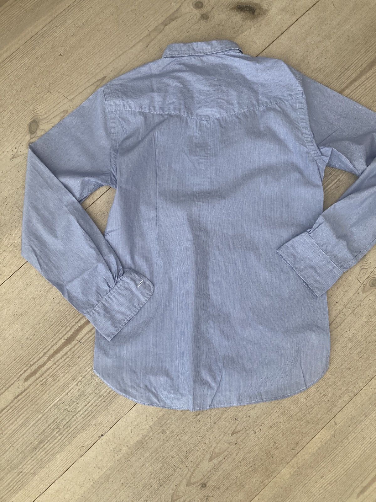Officine Generale Simple pinstripe shirt Size US S / EU 44-46 / 1 - 2 Thumbnail
