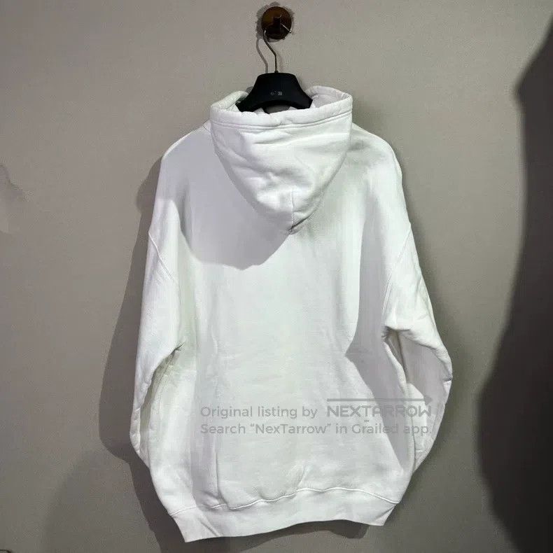 Balenciaga Balenciaga Crown Wheat White Hoodie Size US XS / EU 42 / 0 - 2 Thumbnail