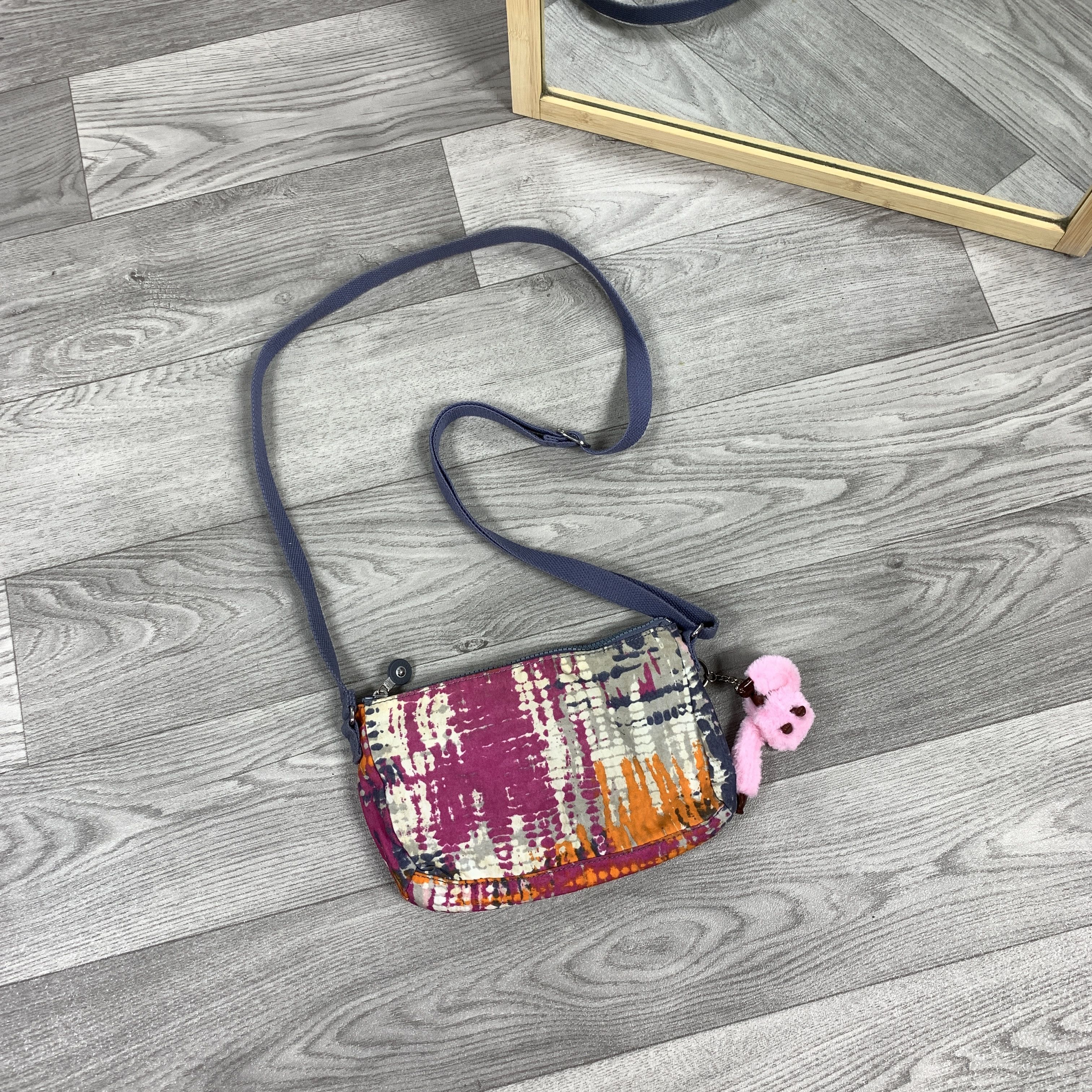 Vintage Vintage Kipling Crossbody Shoulder Bag With Pink Monkey Size ONE SIZE - 10 Thumbnail