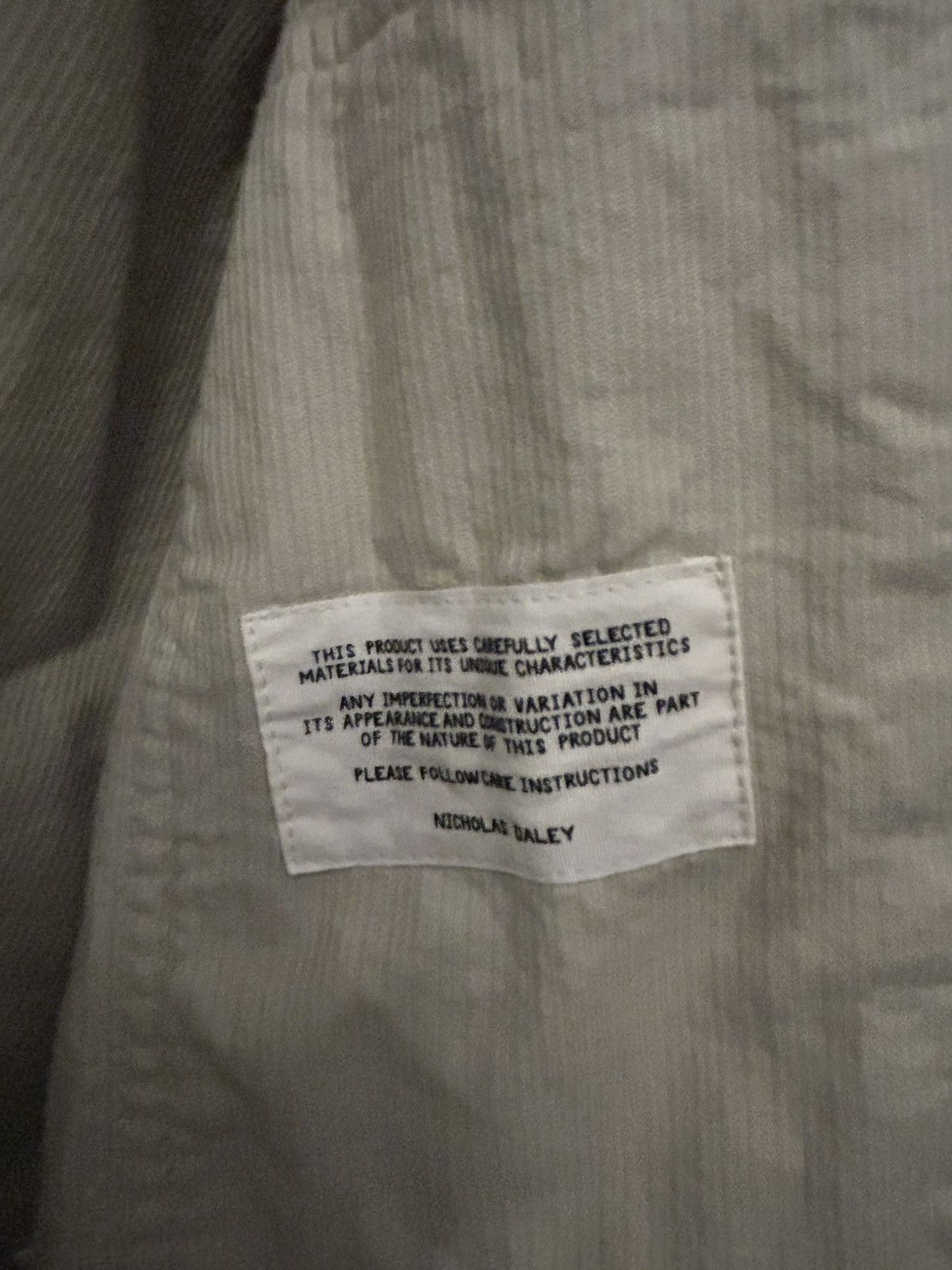 Nicholas Daley Classic Two-Pocket Shirt, beige corduroy Size US S / EU 44-46 / 1 - 6 Thumbnail