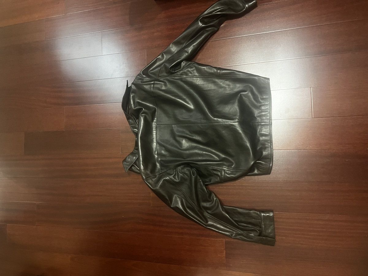 Armani ARMANI LEATHER JACKET Size US M / EU 48-50 / 2 - 3 Thumbnail