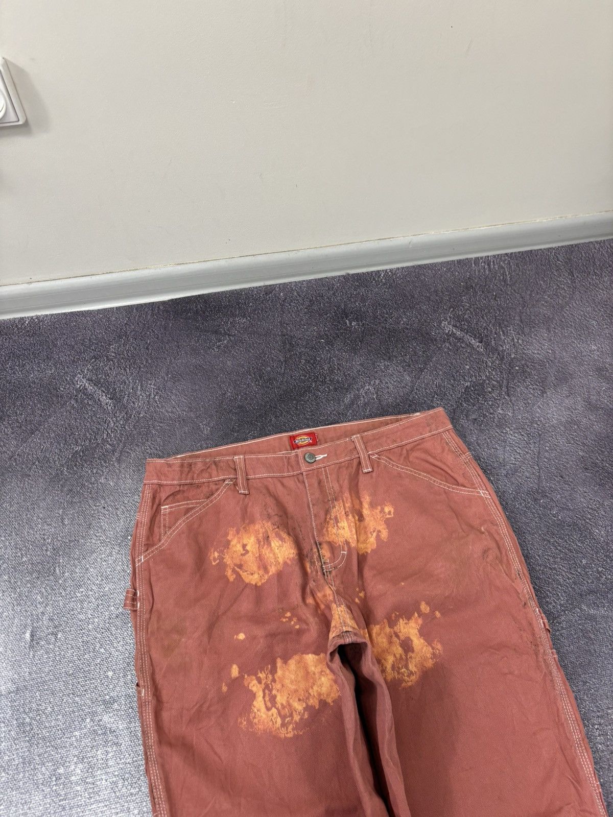 Dickies Vintage Dickies Y2K Fire Custom Hype Skate Baggy Pants Size US 34 / EU 50 - 9 Thumbnail