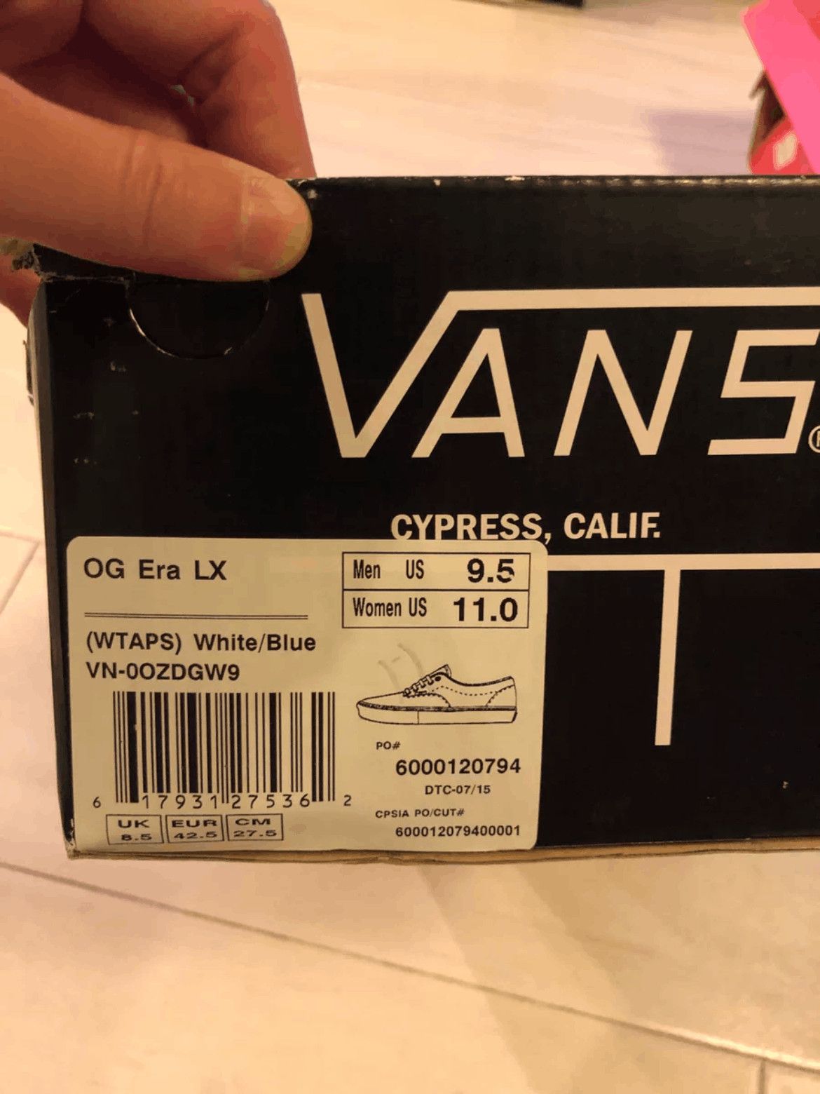 Wtaps Sz 9.5 Vans x Wtaps Blue Bottom Sneaker Size US 9.5 / EU 42-43 - 5 Thumbnail