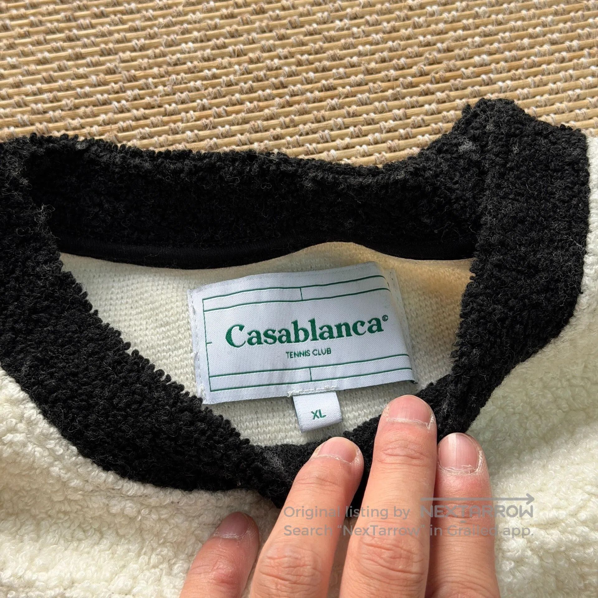 Casablanca Casablanca Black and White Sweatshirt. Size US XL / EU 56 / 4 - 4 Thumbnail