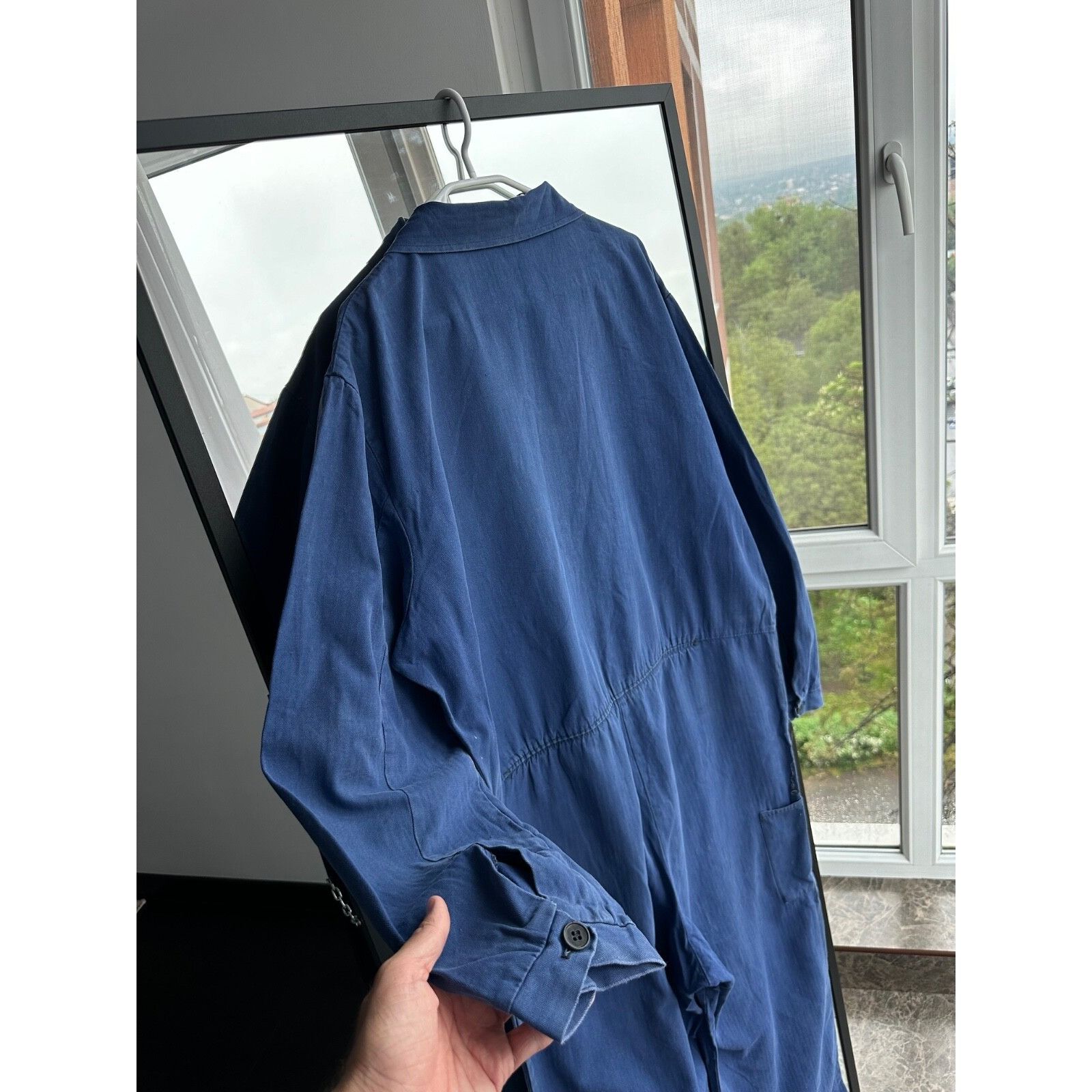 Vintage VTG Sanfor 70s French Workwear Distressed Jumpsuit Overall Size US 36 / EU 52 - 15 Thumbnail