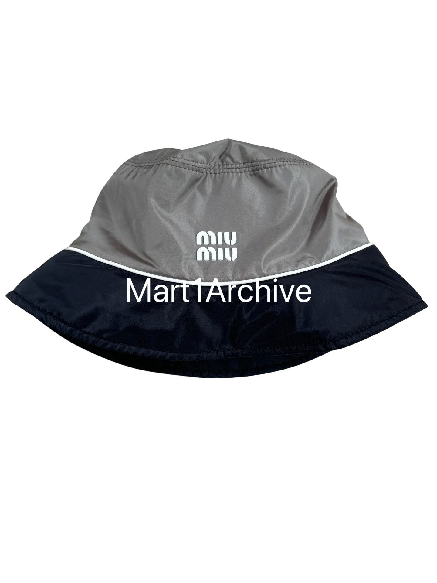 Miu Miu Miu Miu Nylon Logo Bucket Hat Size One Size Size ONE SIZE - 1 Thumbnail
