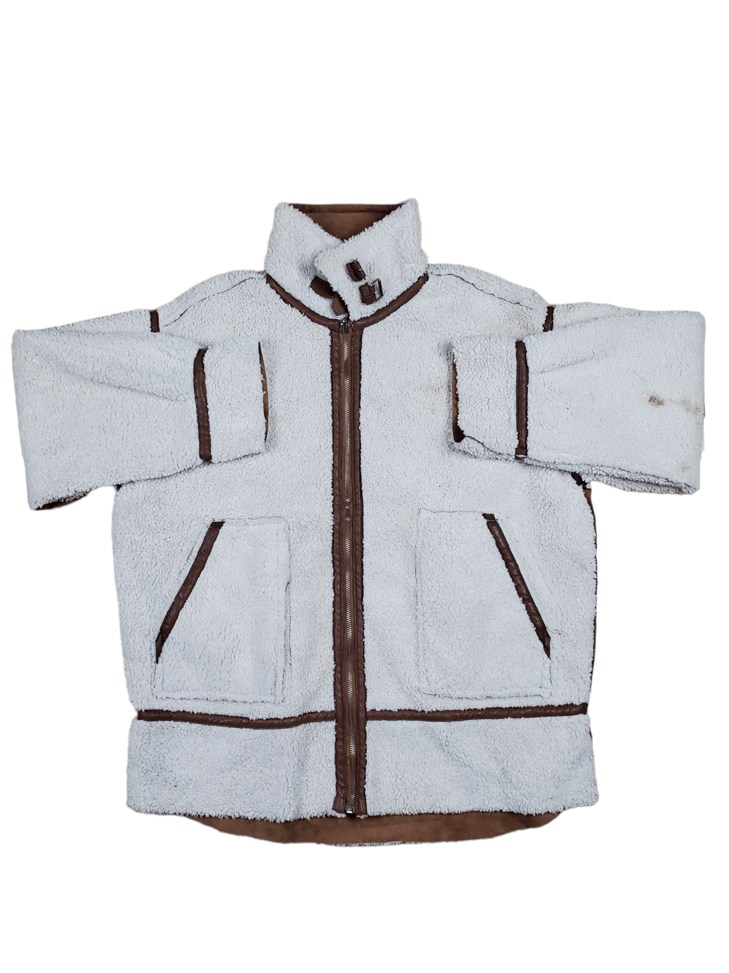 Japanese Brand × Vintage 💥Vintage Sherpa Nice Claup Jacket💥 Size US L / EU 52-54 / 3 - 1 Thumbnail