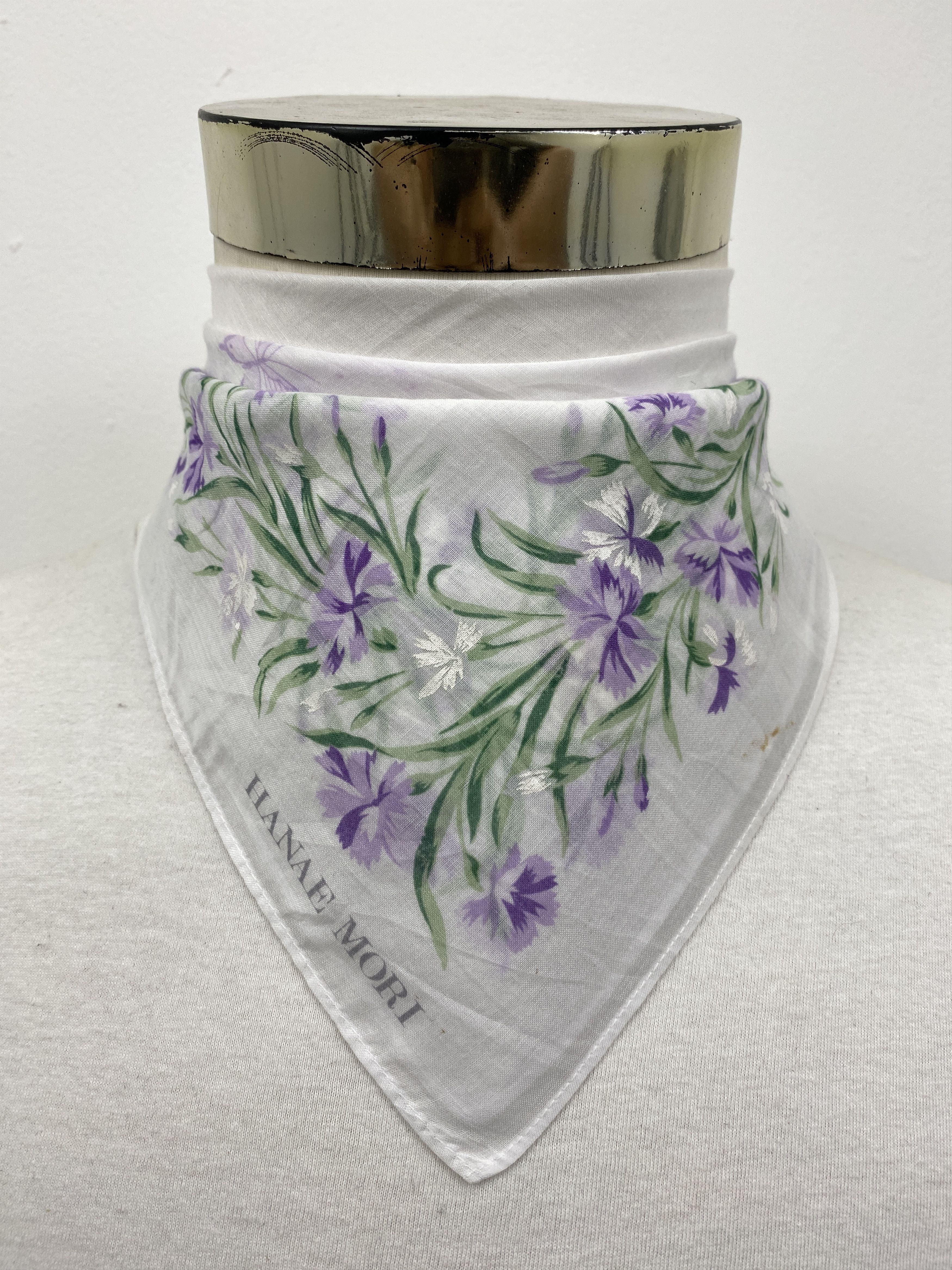 Hanae Mori Hanae Mori Handkerchief / Neckerchief / Bandana HKC0527 Size ONE SIZE - 1 Thumbnail