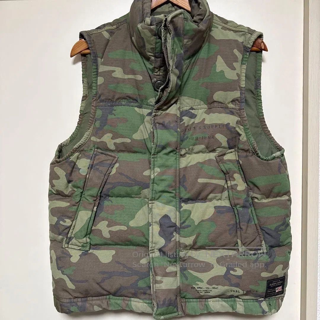 Denim & Supply Ralph Lauren Ralph Lauren Denim Supply Camouflage Vest. Size US S / EU 44-46 / 1 - 1 Thumbnail