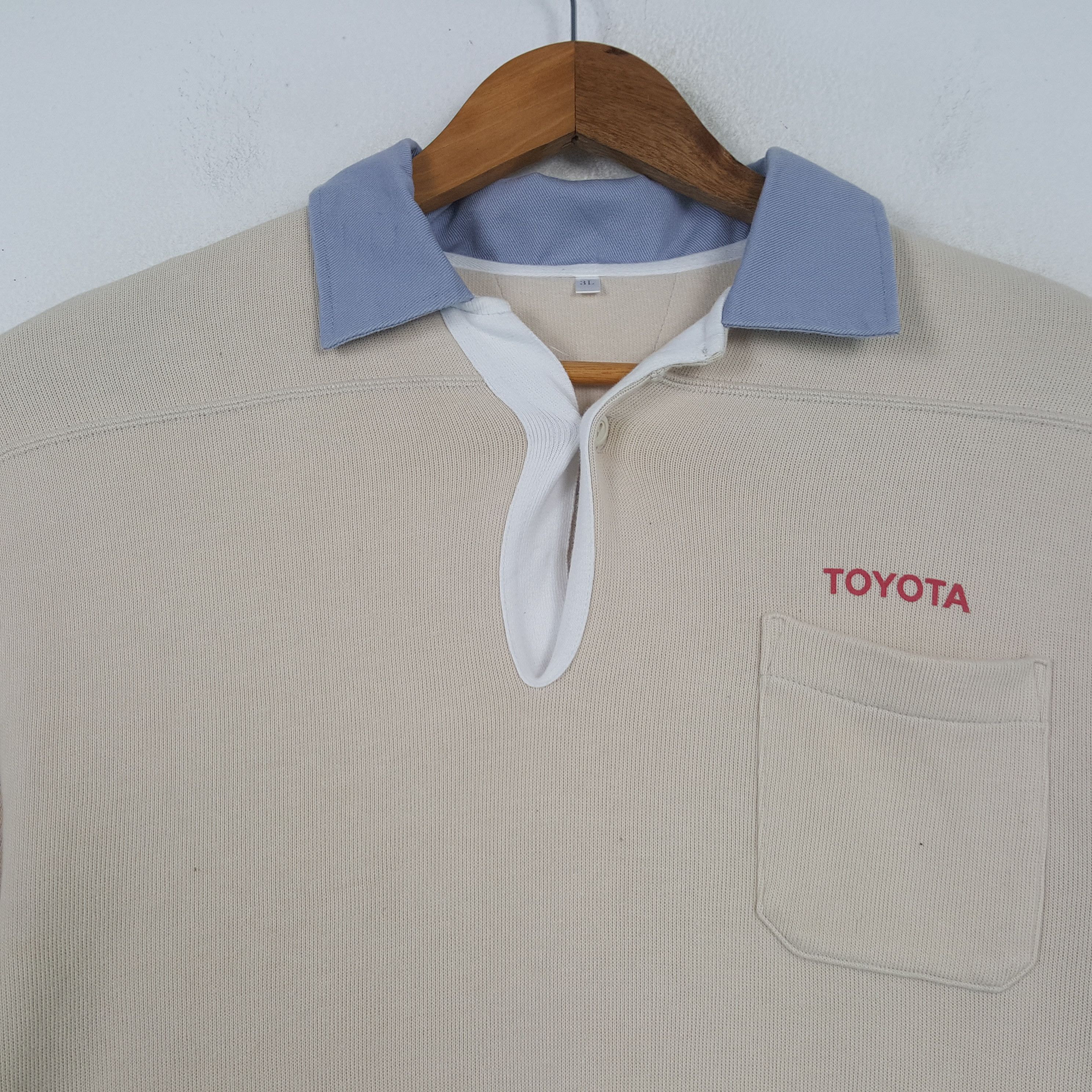 Japanese Brand × Vintage Vintage TOYOTA Japanese Racing Polos Sweatshirt C296N5 Size US S / EU 44-46 / 1 - 4 Thumbnail