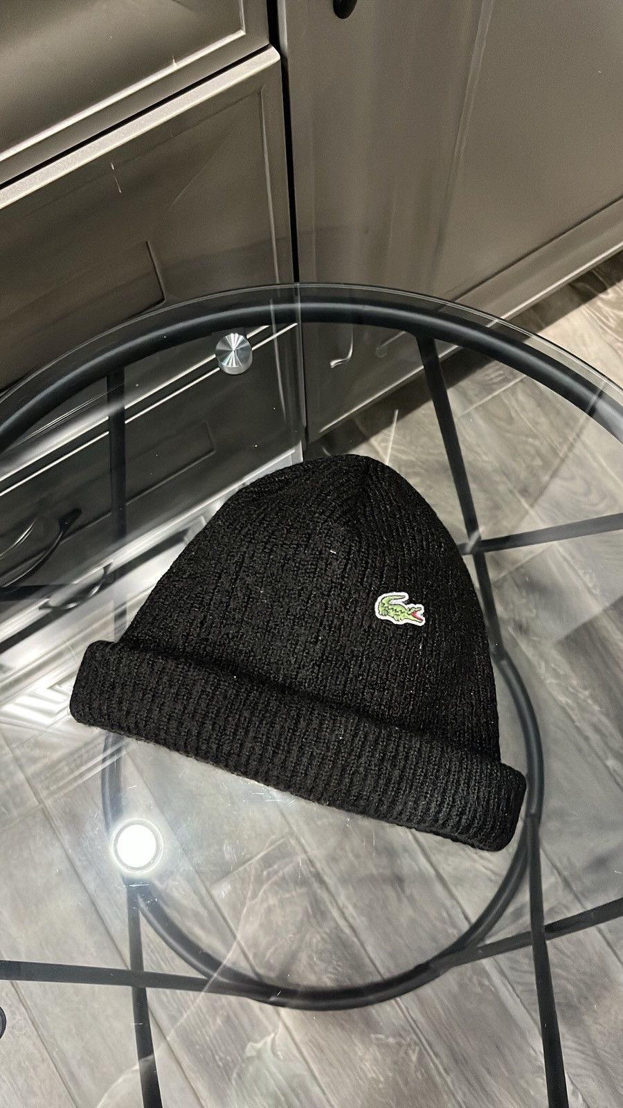 Lacoste × Vintage Rare vintage beanies hat Lacoste Size ONE SIZE - 1 Thumbnail