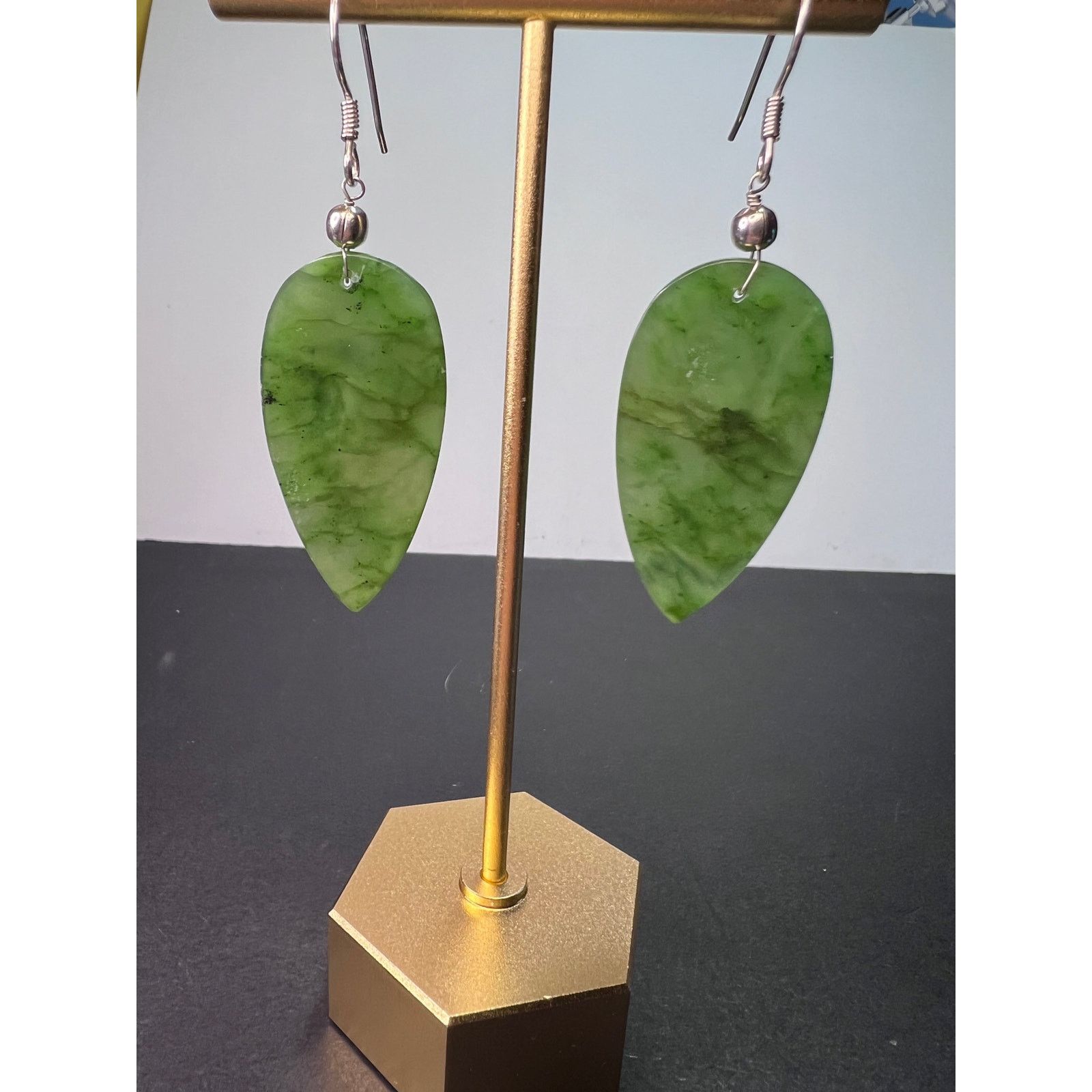 Other Nephrite Jade earrings Size ONE SIZE - 1 Thumbnail