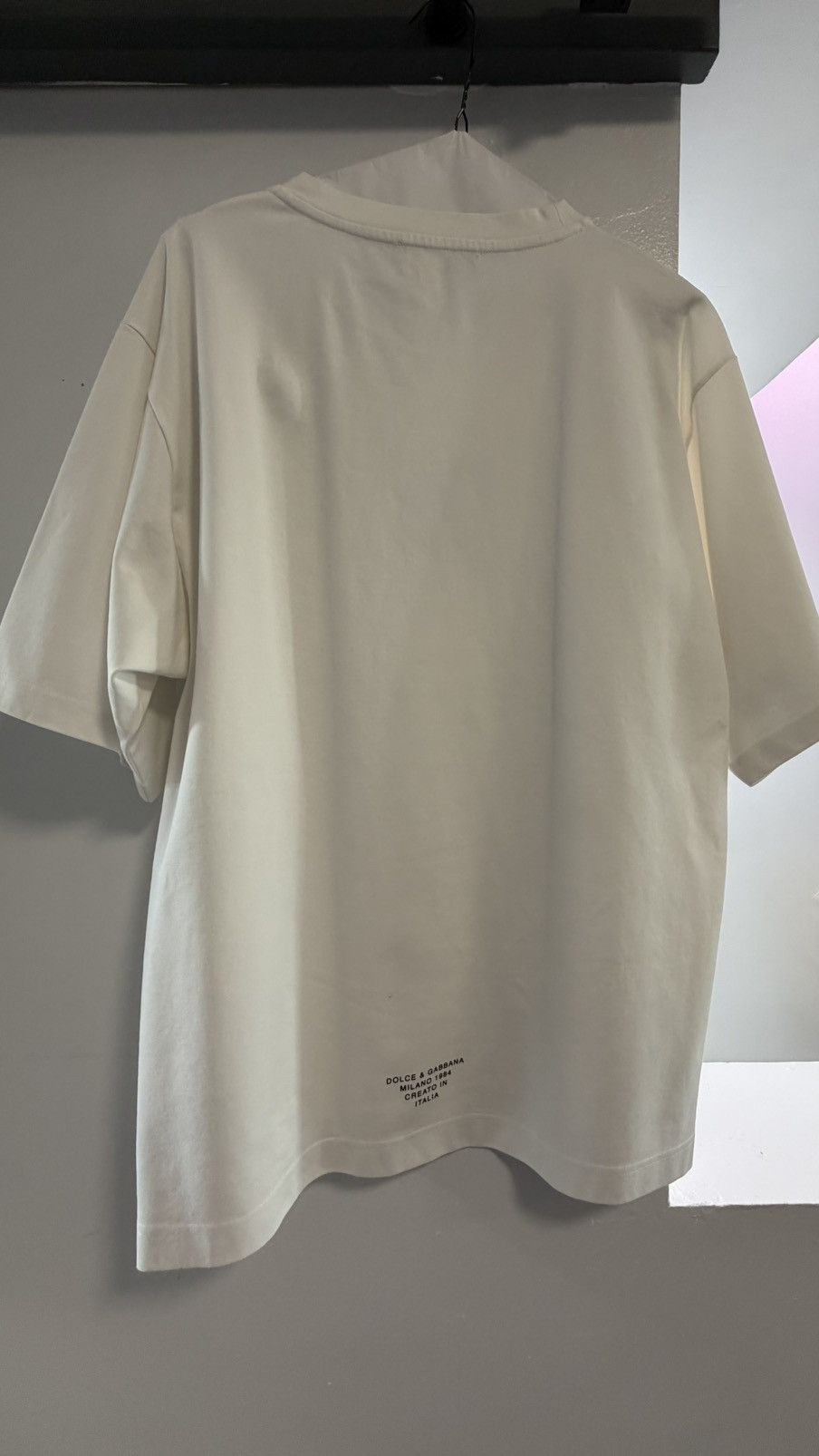Dolce & Gabbana Dolce & Gabbana Men's Logo Cotton T-Shirt Size US L / EU 52-54 / 3 - 3 Thumbnail