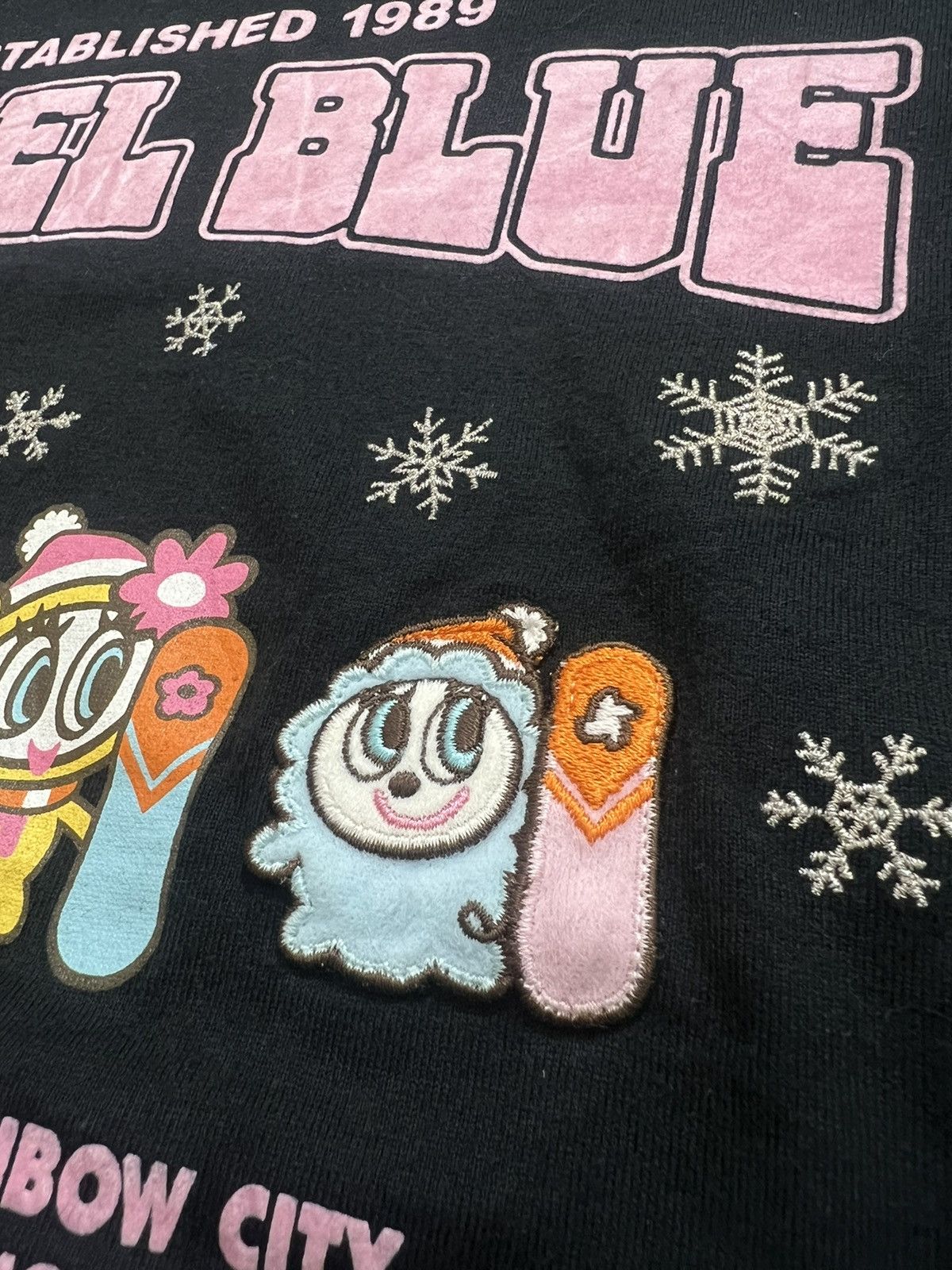Number (N)ine 2000s Angel Blue Cdg Y's Poem Cute Taped Tee y2k Lgb Ifsix Size US S / EU 44-46 / 1 - 5 Thumbnail