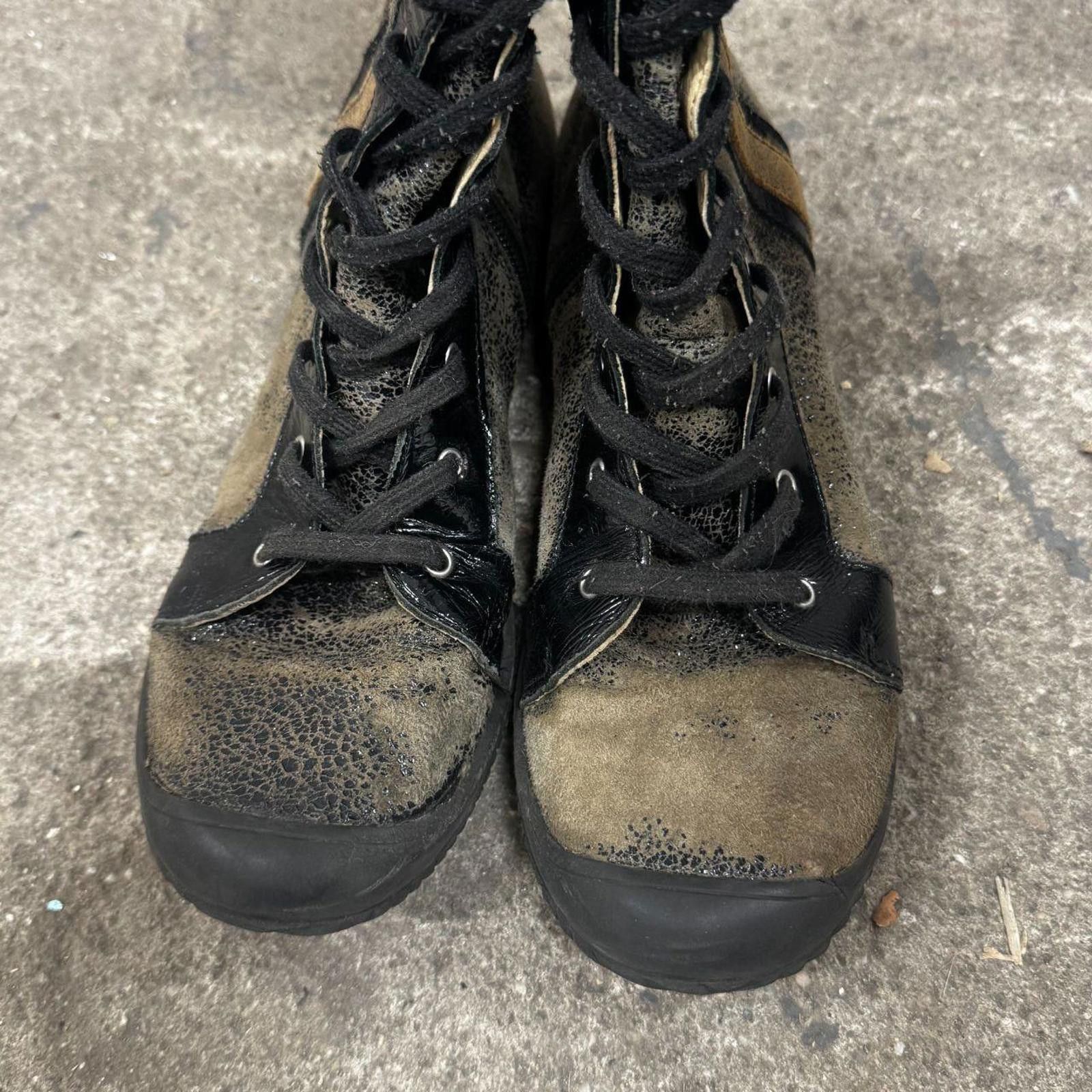 Other Vintage Distressed Boxing Style Boots Size US 6 / IT 36 - 7 Thumbnail