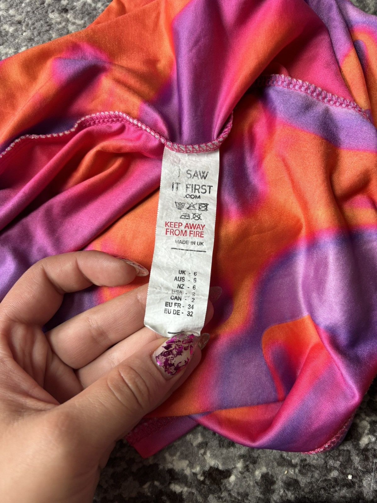 Designer × Japanese Brand Y2k I Saw It First Tie Dye Japanese Racer Dress Size S / US 4 / IT 40 - 5 Thumbnail
