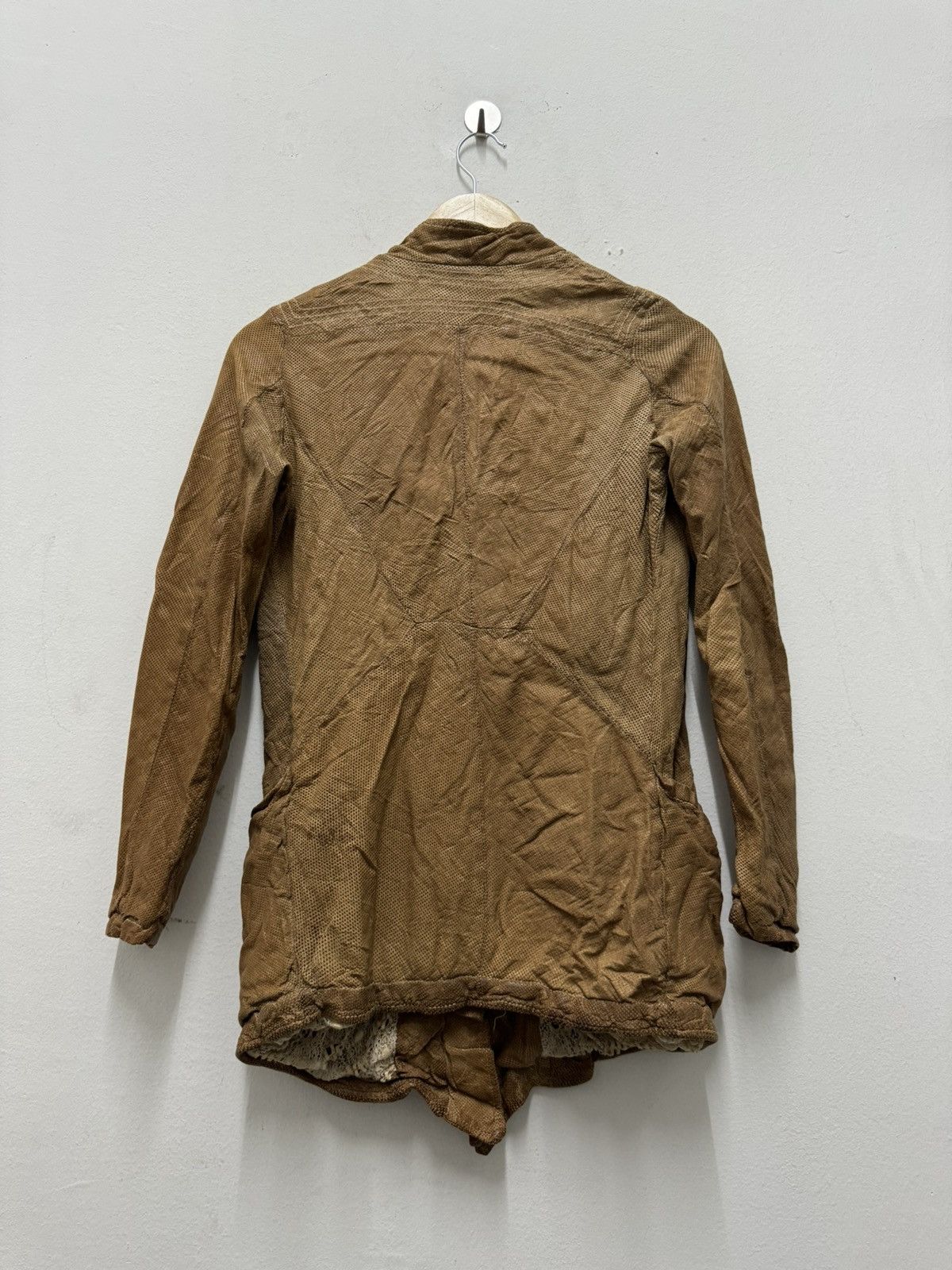 Vintage Giorgio Brato leather jacket Size US XXS / EU 40 - 11 Thumbnail