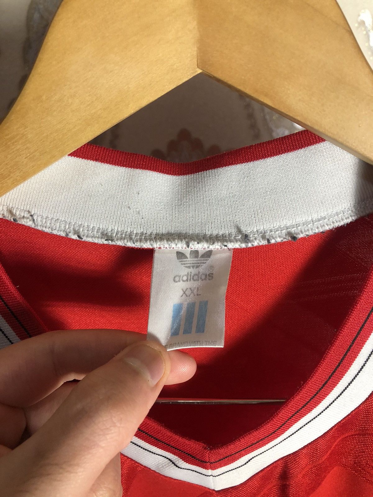Adidas VINTAGE ADIDAS FC MANCHESTER UNITED ENGLAND SOCCER JERSEY Size US XXL / EU 58 / 5 - 4 Thumbnail