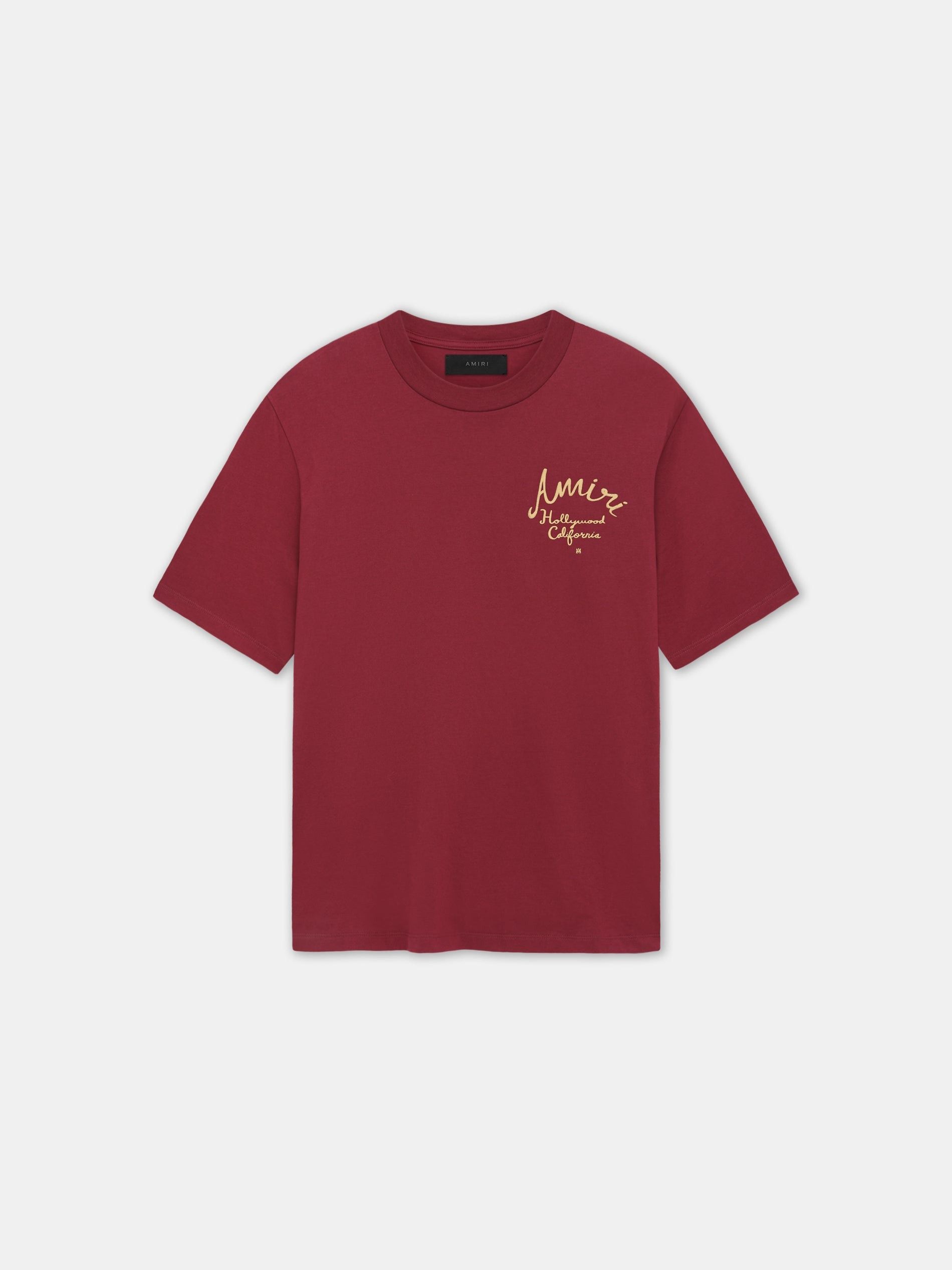 o1orln1025 Hollywood T-Shirt in Red