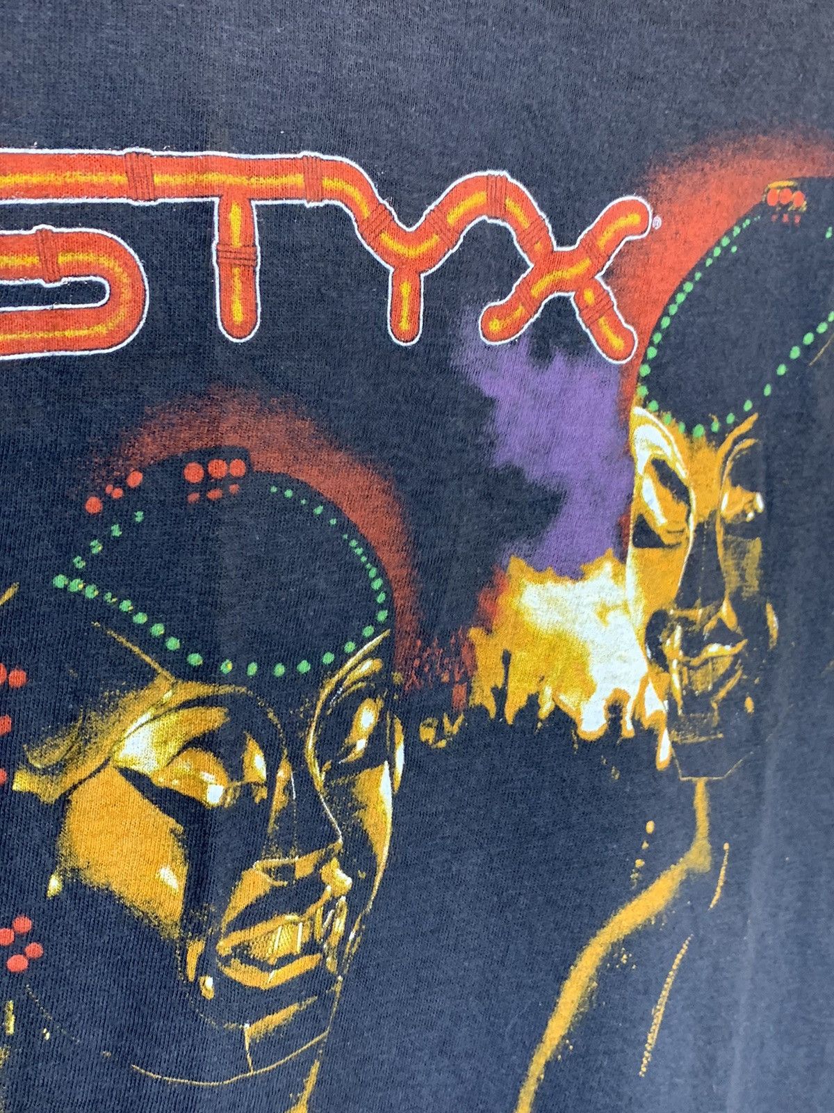 Band Tees *RARE* Vintage 1983 Styx Kilroy Was Here Single Stitch Shirt Size US S / EU 44-46 / 1 - 3 Thumbnail