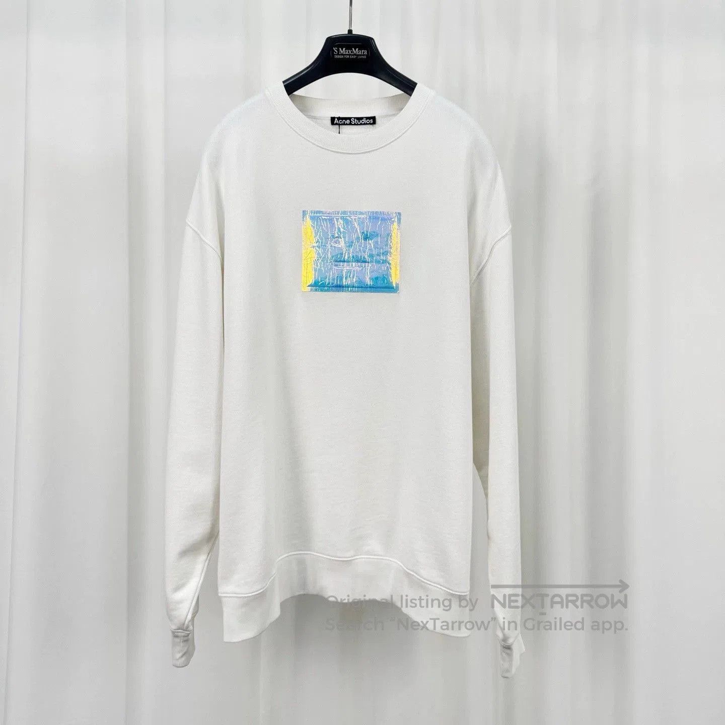 Acne Studios Acne Studios Laser Smiley Sweatshirt. Size US M / EU 48-50 / 2 - 1 Thumbnail