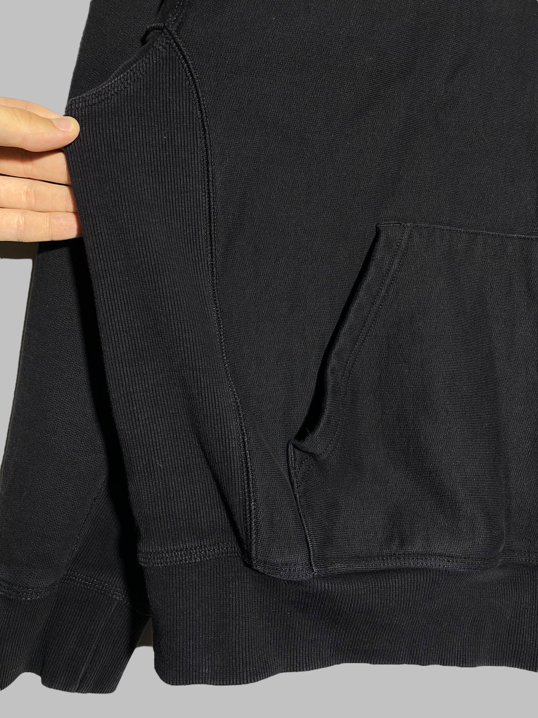Carhartt 🔥 00s CARHARTT TOTAL BLACK AMERICAN SCRIPT HOODIE Y2K STYLE Size US M / EU 48-50 / 2 - 11 Thumbnail