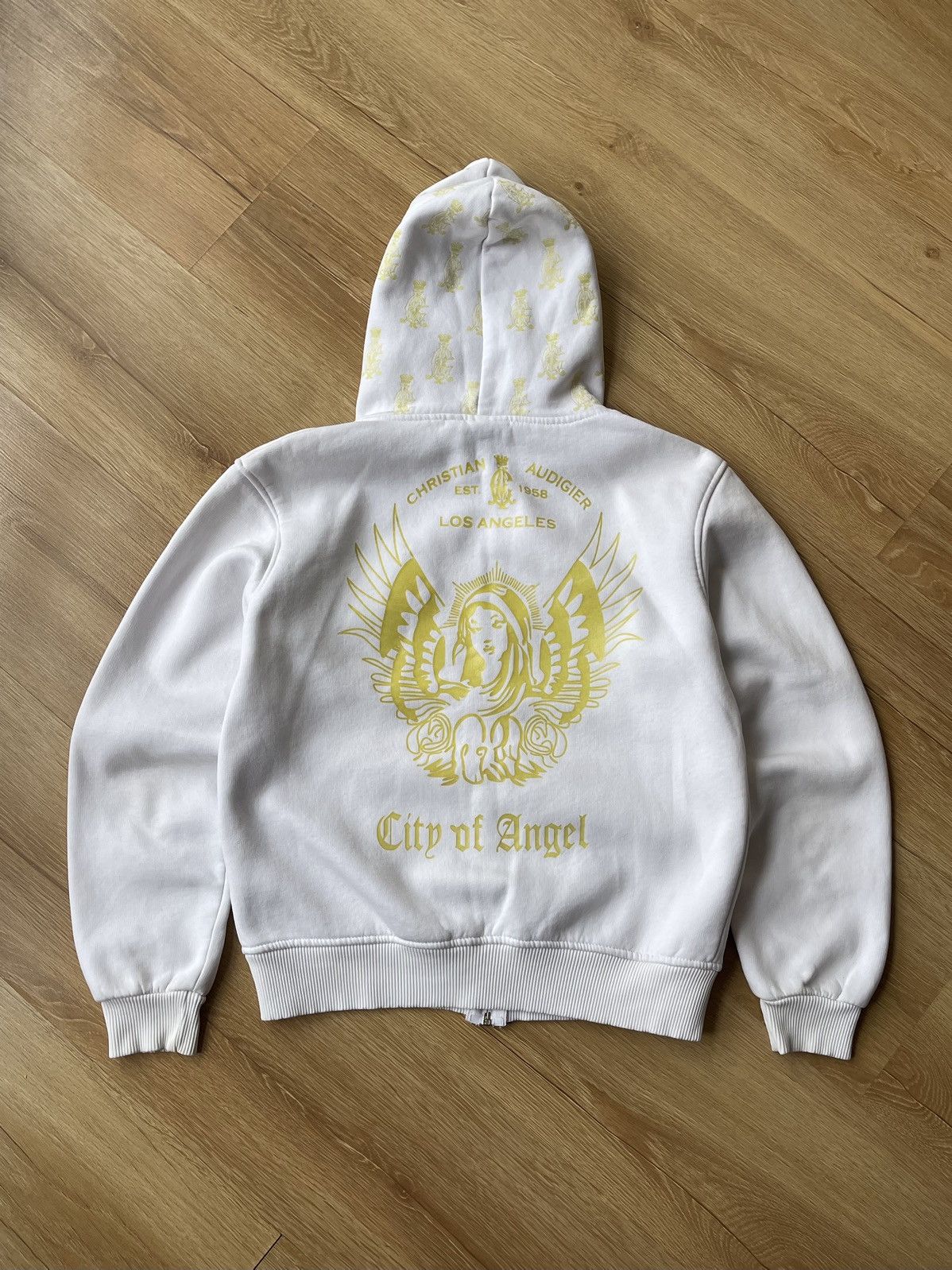Christian Audigier Vintage Christian Audigier Logo Zip Up Hoodie Ed Hardy Y2K Size US S / EU 44-46 / 1 - 19 Thumbnail