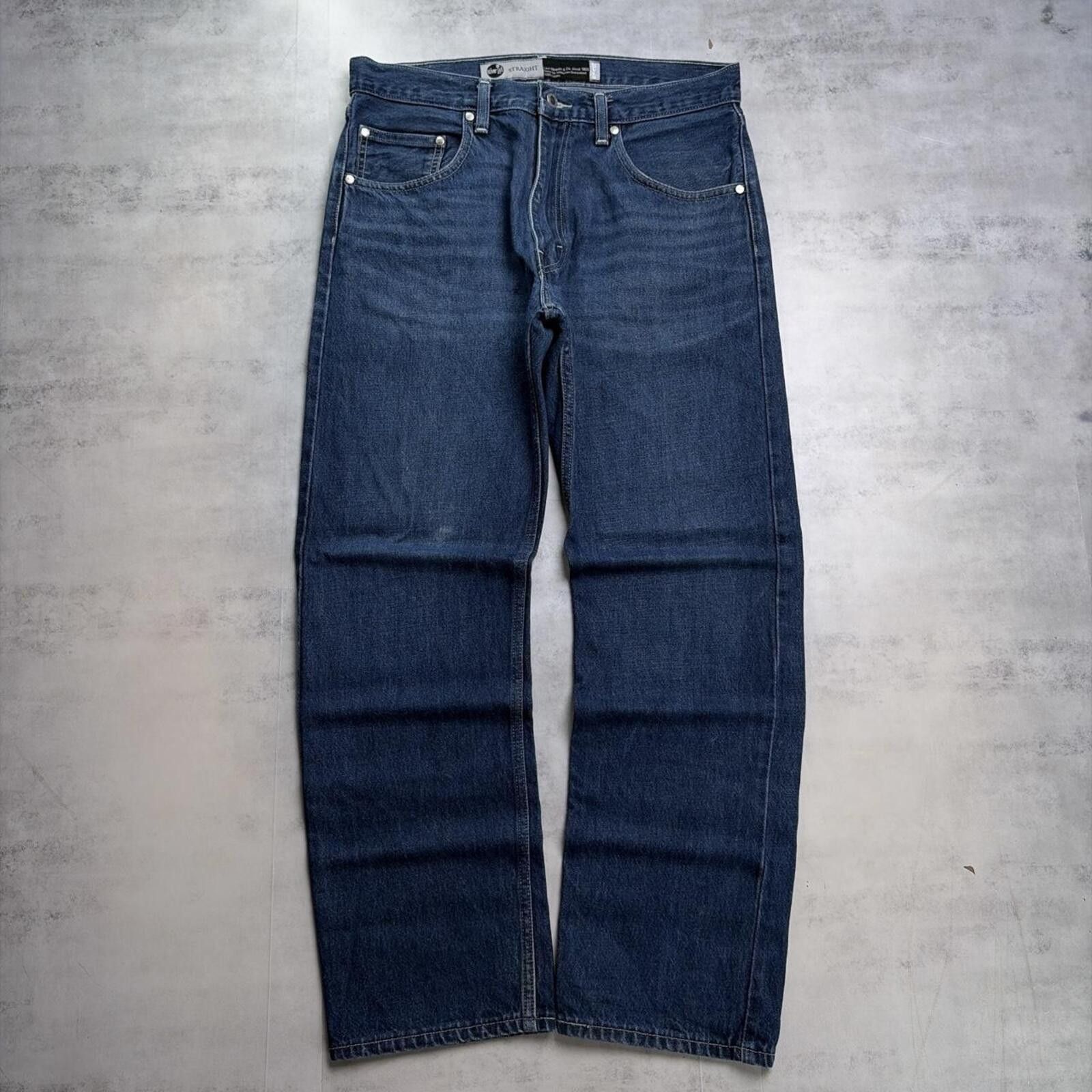 Levi's Y2K Blue Levi’s Silvertab Straight Denim Jeans Size US 34 / EU 50 - 2 Thumbnail