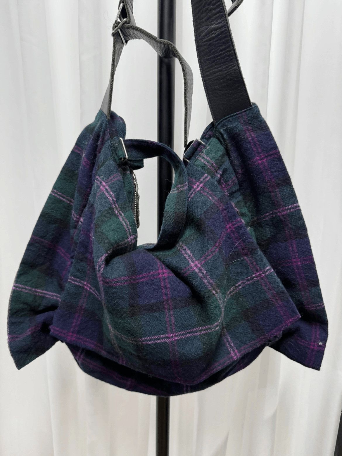 Yohji Yamamoto Yohji Yamamoto Y's Plaid Bundle Bag-2505 Size ONE SIZE - 5 Thumbnail