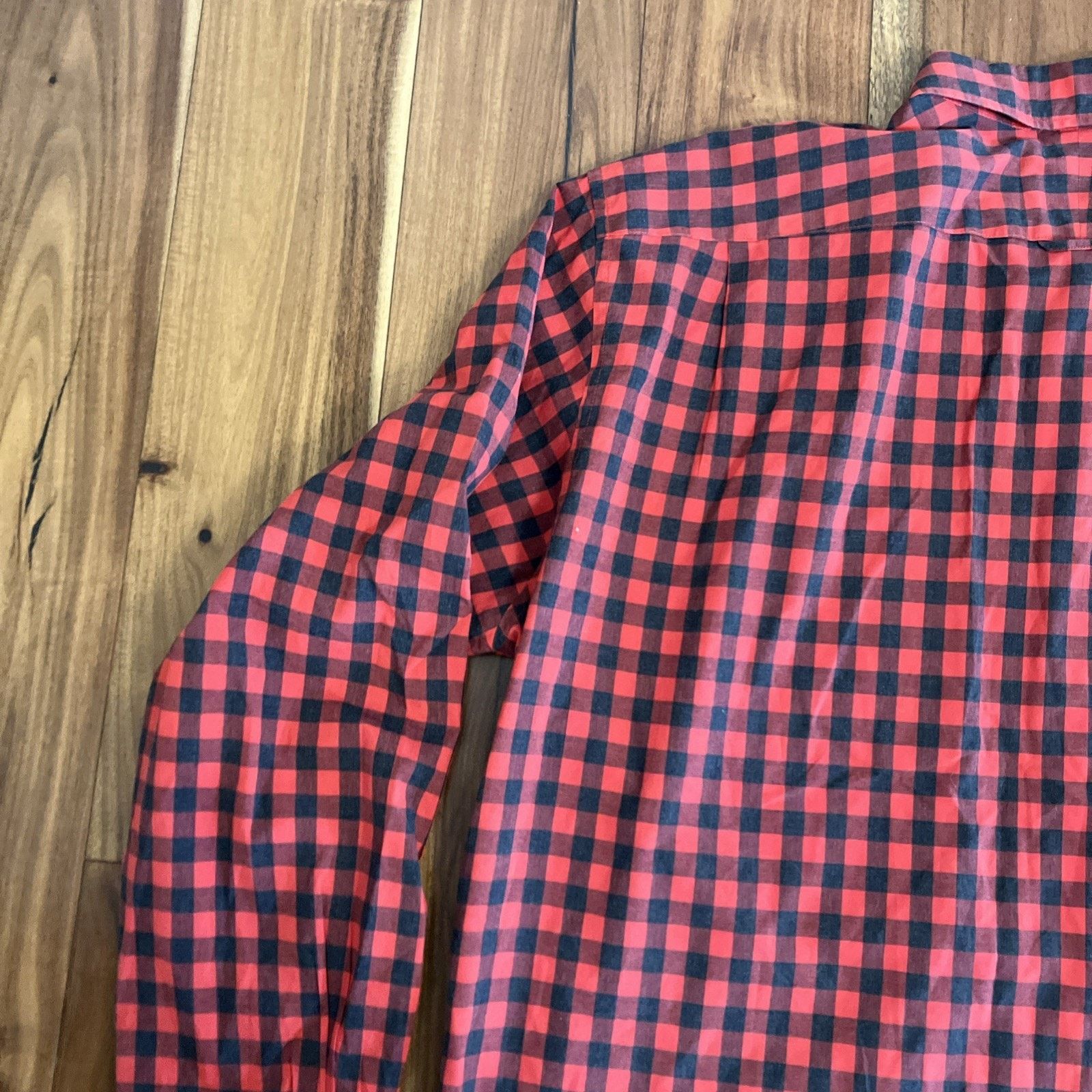 Lacoste Lacoste Men Regular Fit Checkered Button Down Shirt Large 44 Size US L / EU 52-54 / 3 - 21 Thumbnail