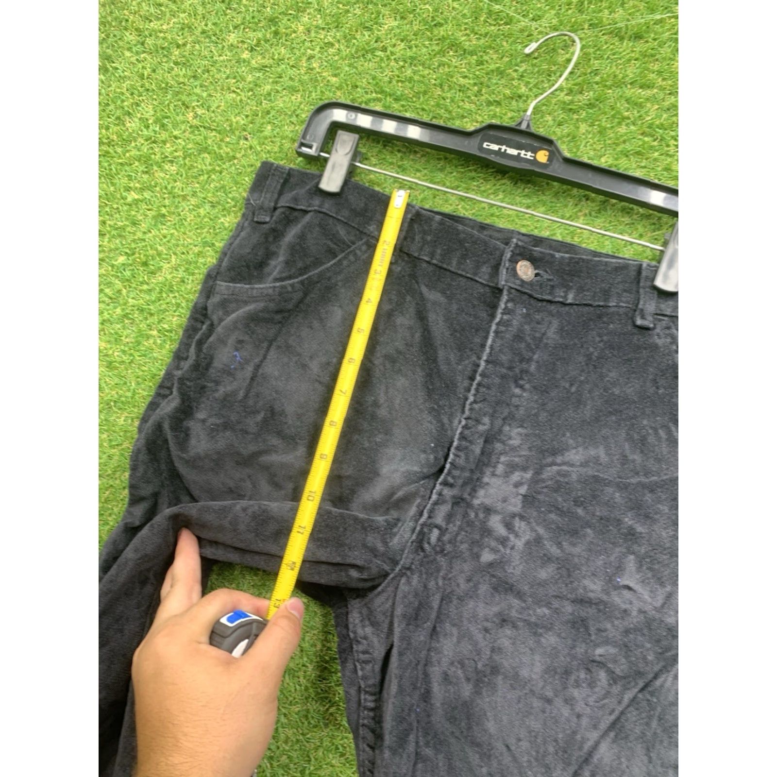 Levi's VINTAGE Levi's Pants Womens 11 Bootcut Black Corduroy 34x29 70s Size 32" / US 10 / IT 46 - 5 Thumbnail