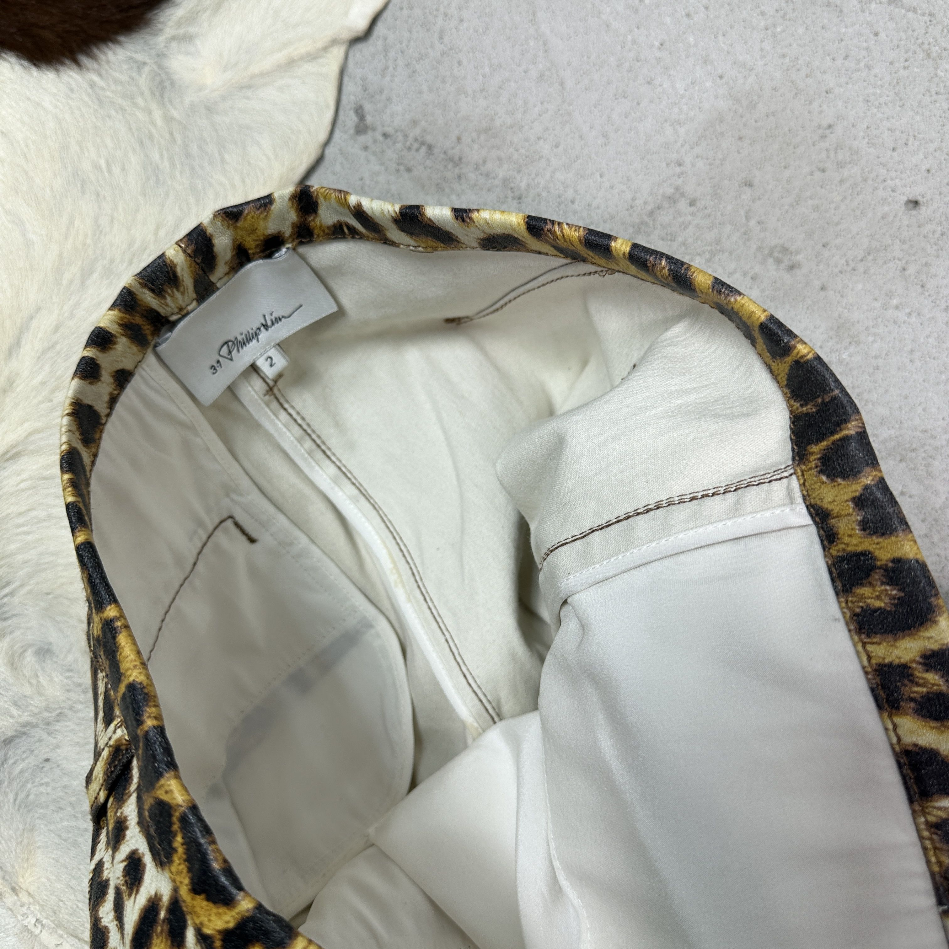 3.1 Phillip Lim Vintage Avant Garde Leather 3.1 Philipp Lim Pants Y2K Size 25" / US 0 / IT 36 - 8 Thumbnail