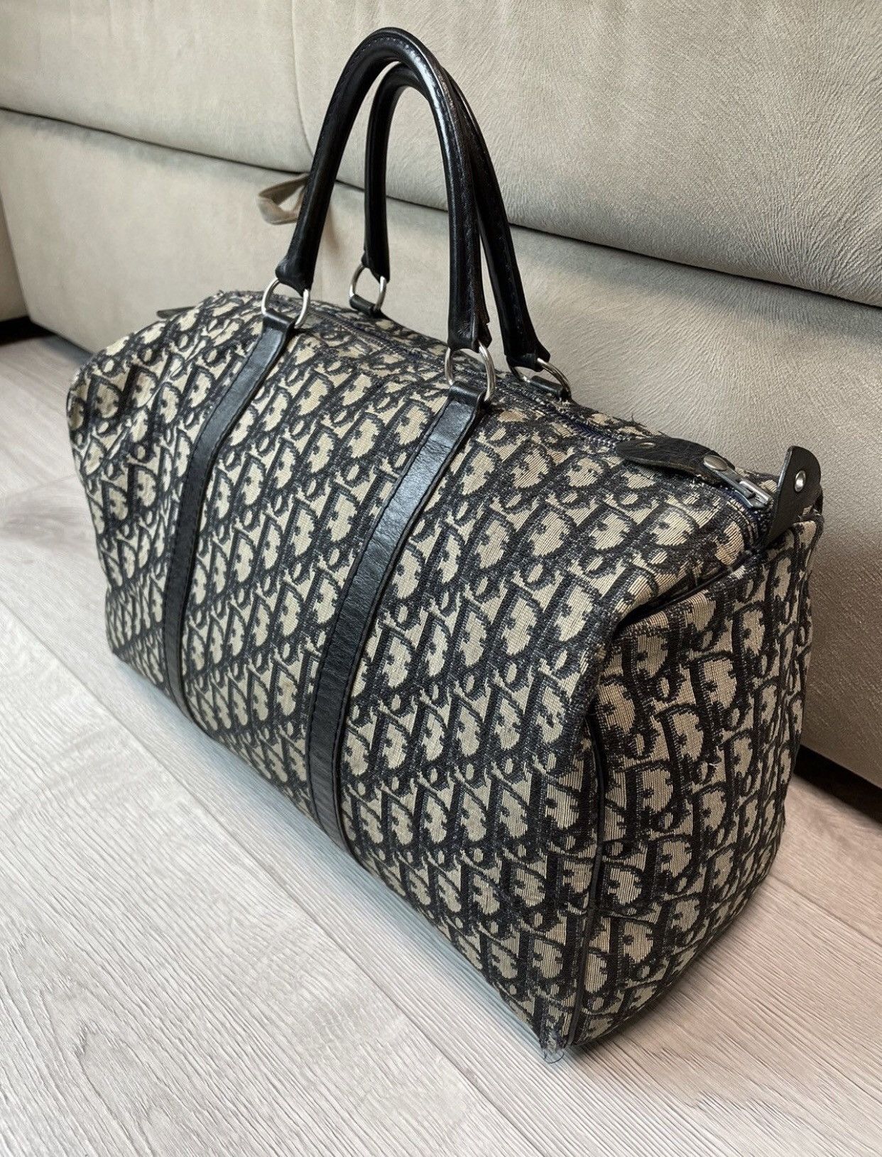80s Dior Vintage Monogram Travel Bag extremely rare