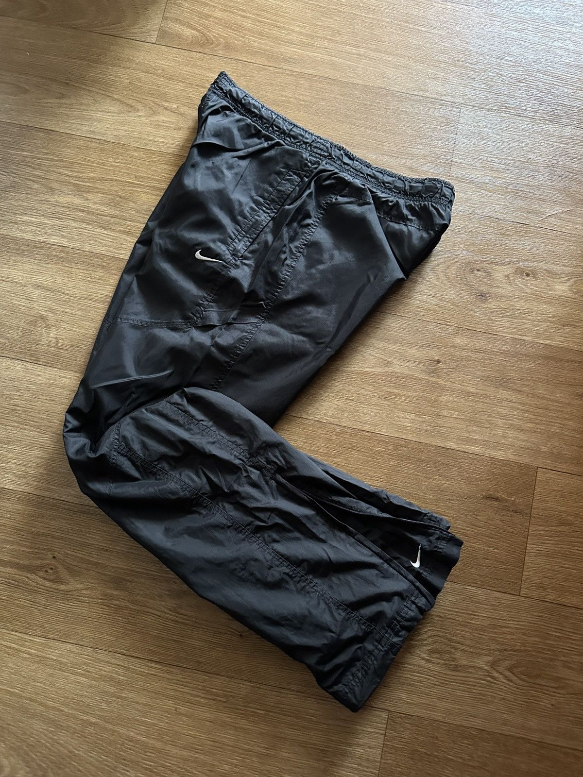 Nike × Streetwear × Vintage Nike y2k nylon drill track pants